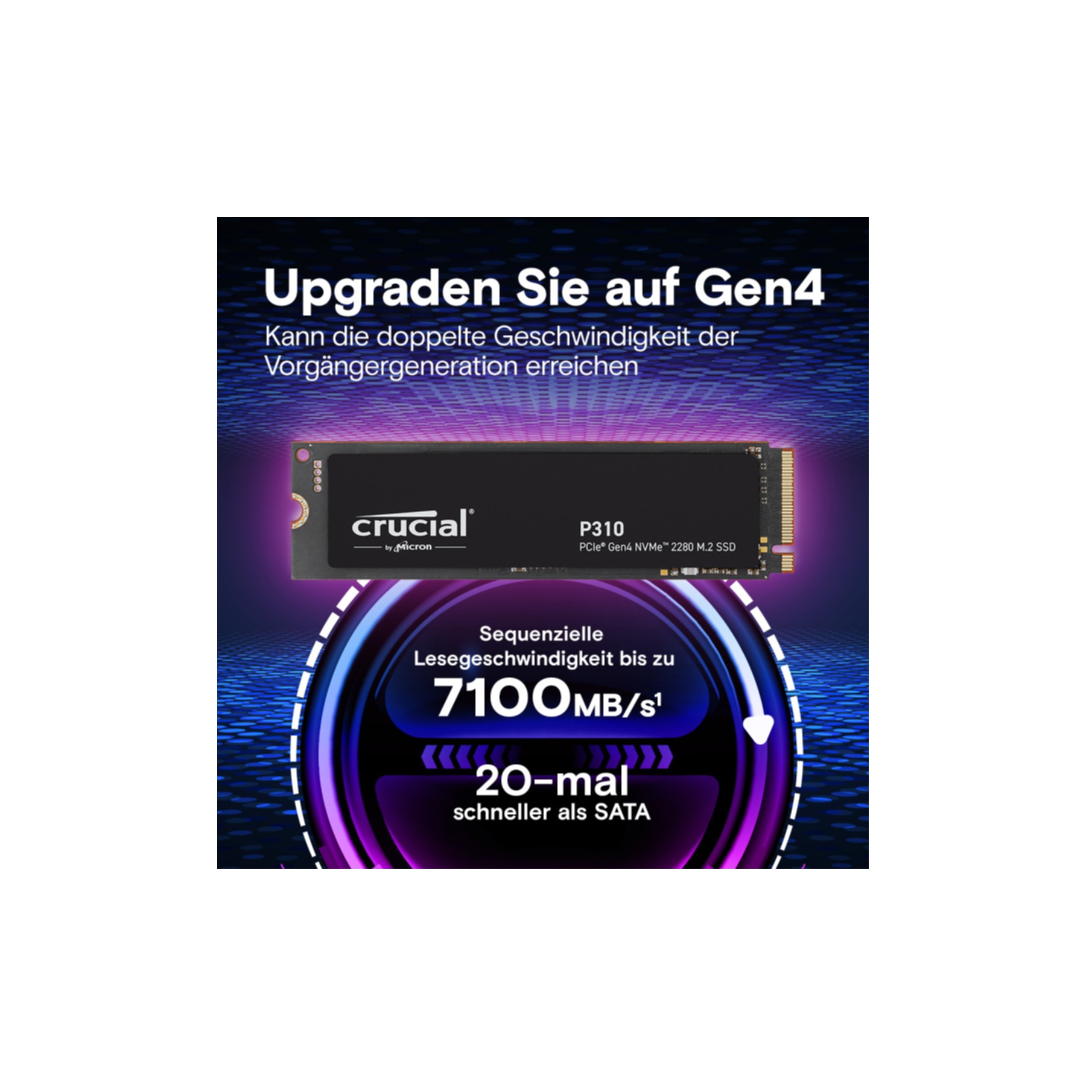 Crucial interne SSD »P310«