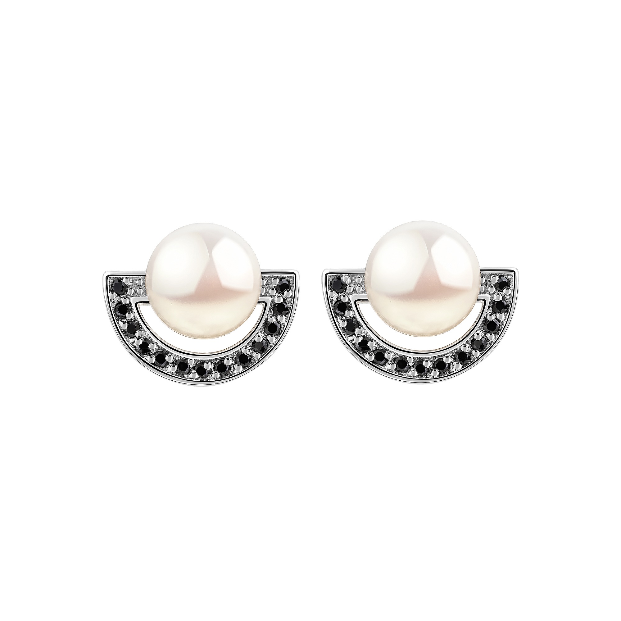 Zeeme Paar Ohrstecker »925/- Sterling Silber Süßwasserperle«