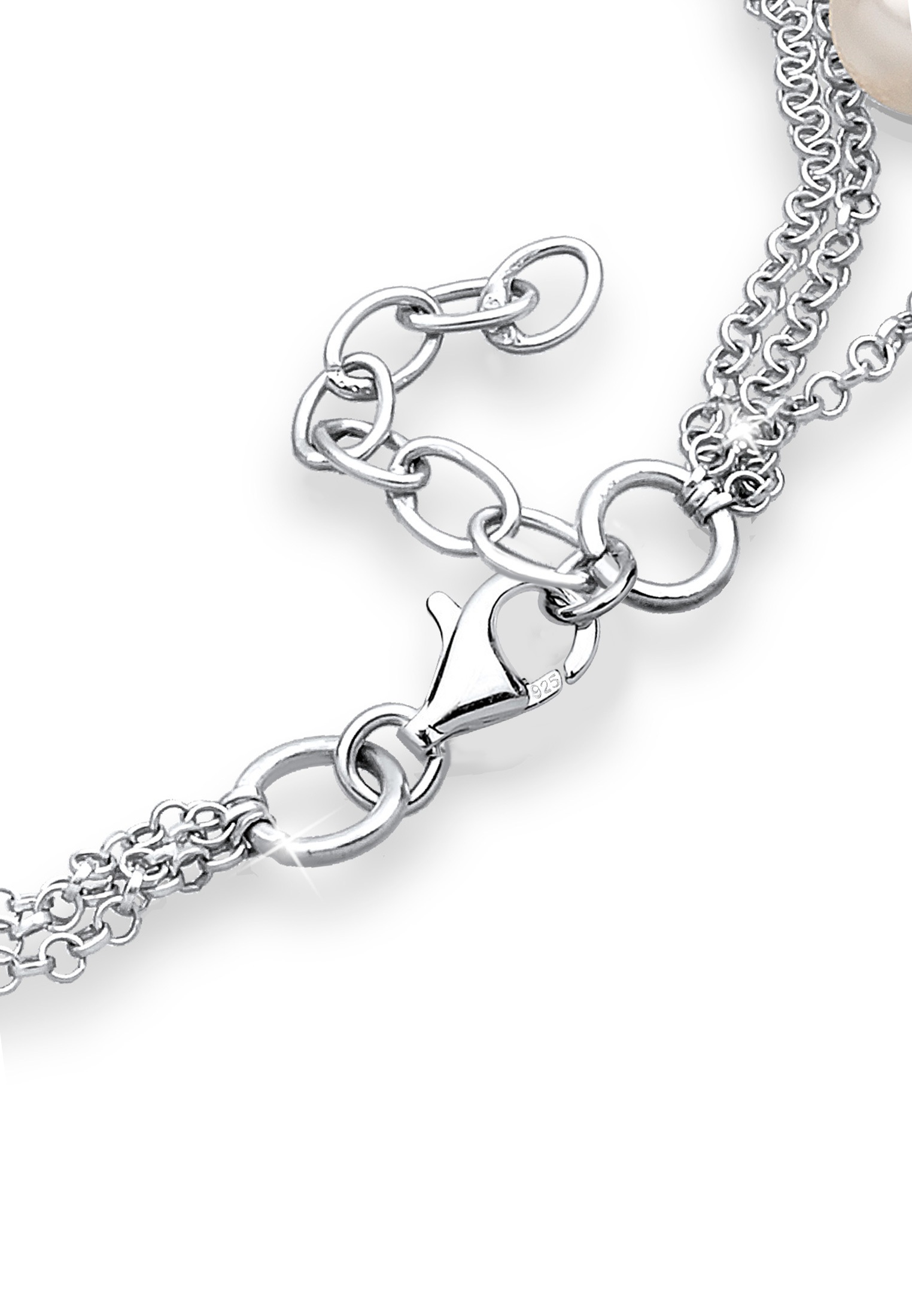 Elli Armband »Kugel 925 | synthetischen BAUR Silber« Elegant Perlen kaufen