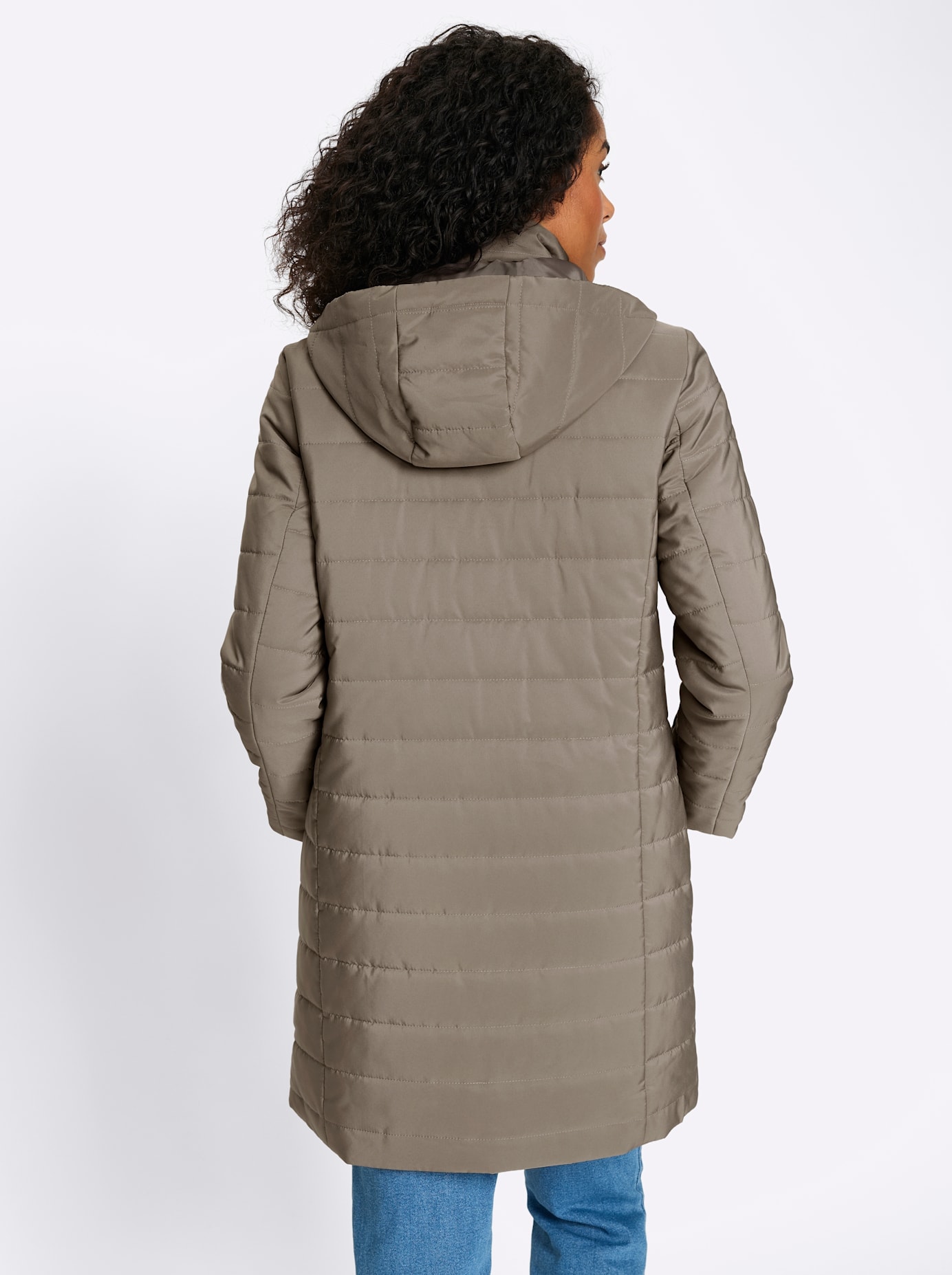 Classic Basics Langjacke mit Kapuze