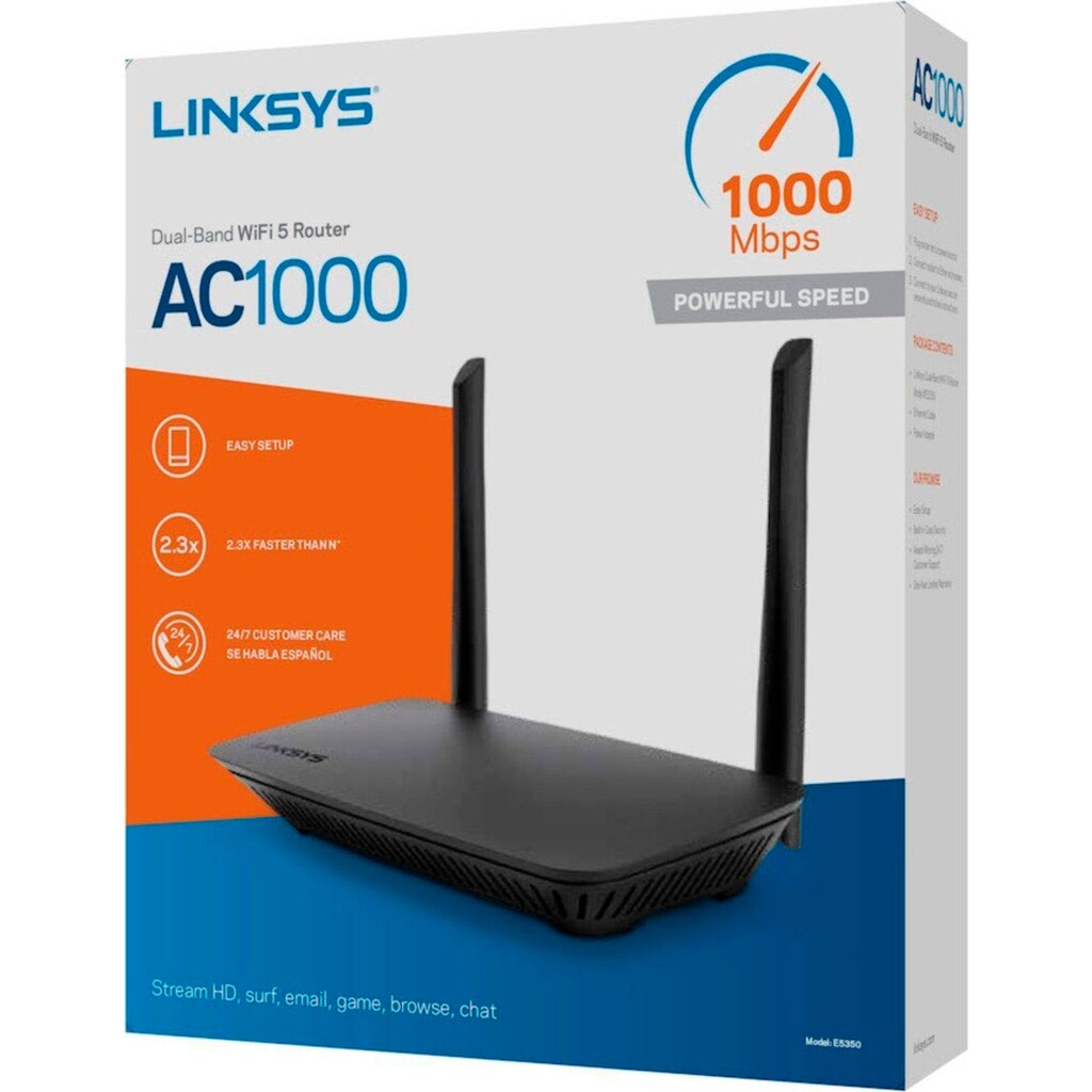 LINKSYS WLAN-Router »AC1000 Dual-Band WiFi 5 Router E5350«