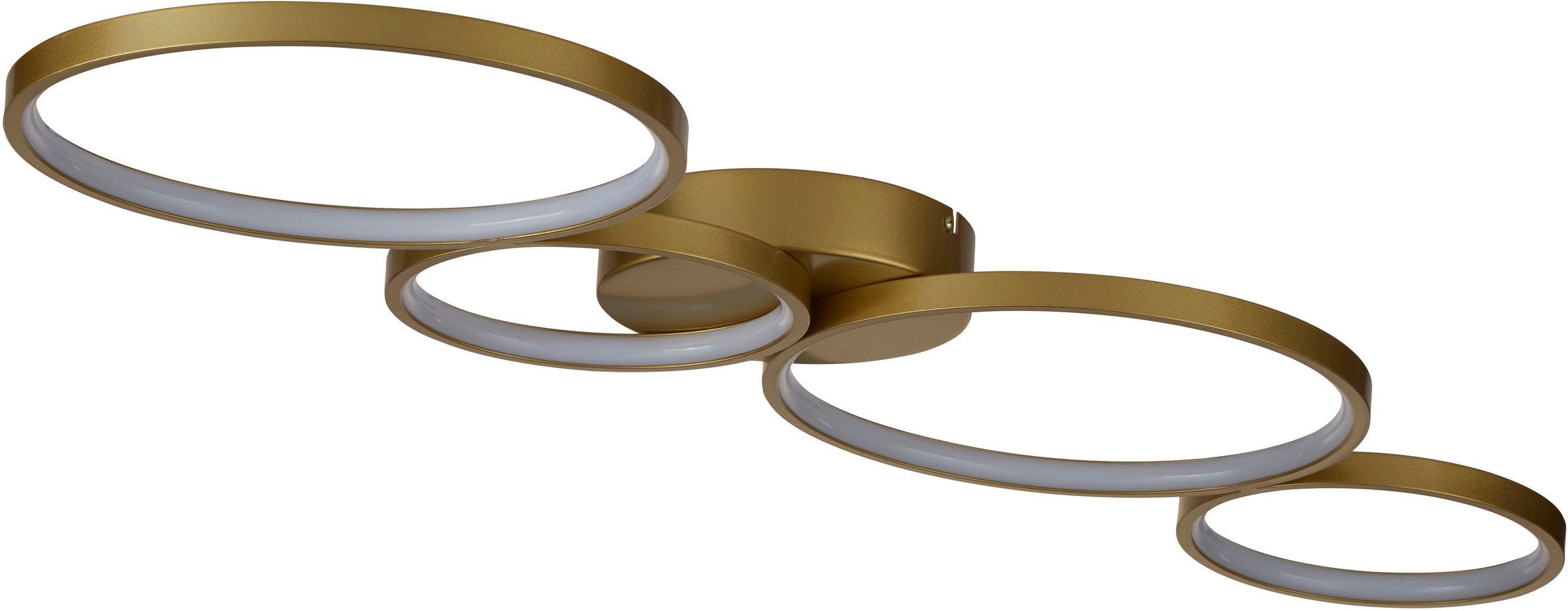Searchlight Deckenleuchte »Cirque LED 4Lt Deckenleuchte, goldenes Metall« LED-Modul 1 Stk.