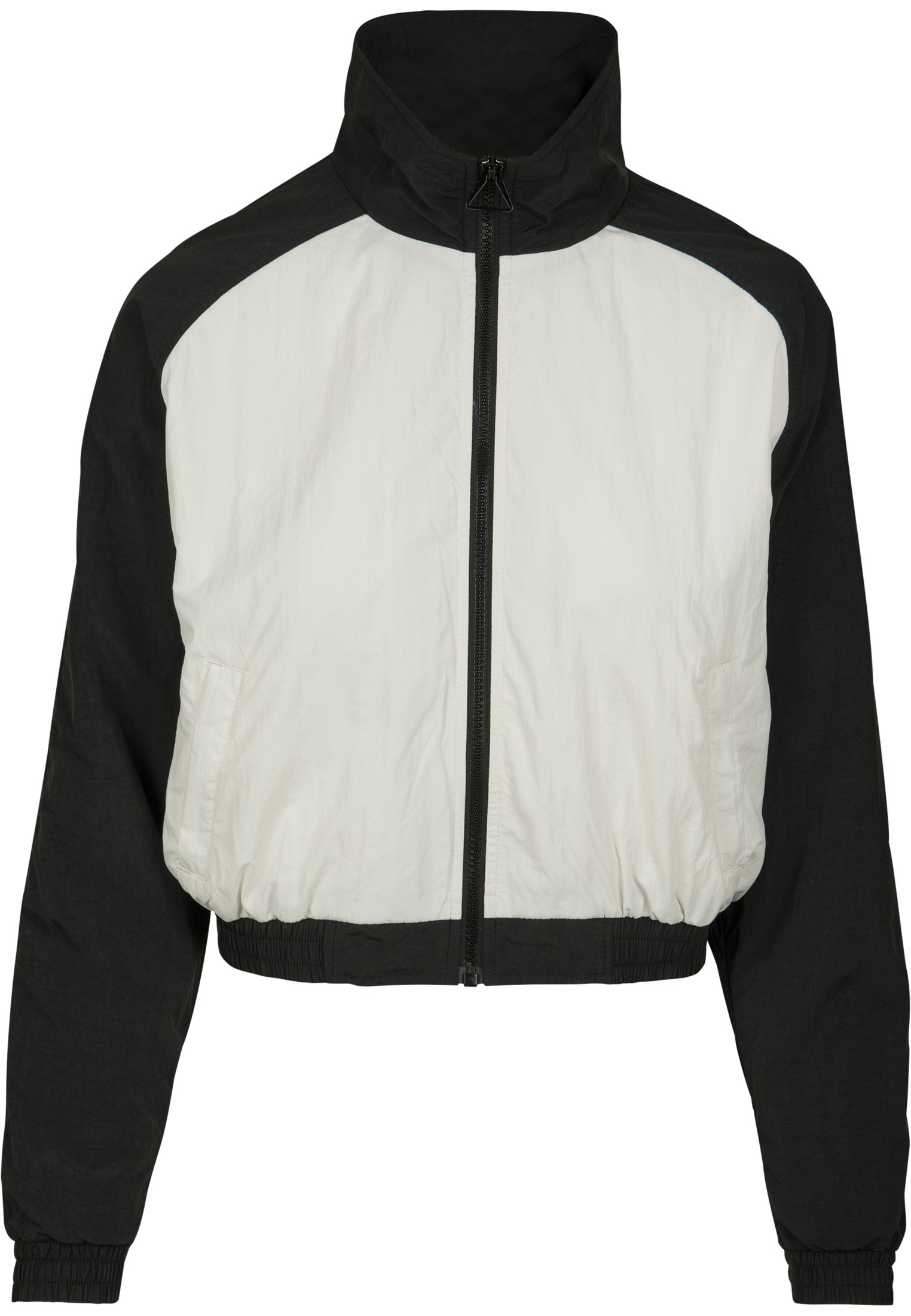 URBAN CLASSICS Allwetterjacke »Urban Classics Damen Ladies Short Raglan Crinkle Batwing Jacket«, (1 St.), ohne Kapuze
