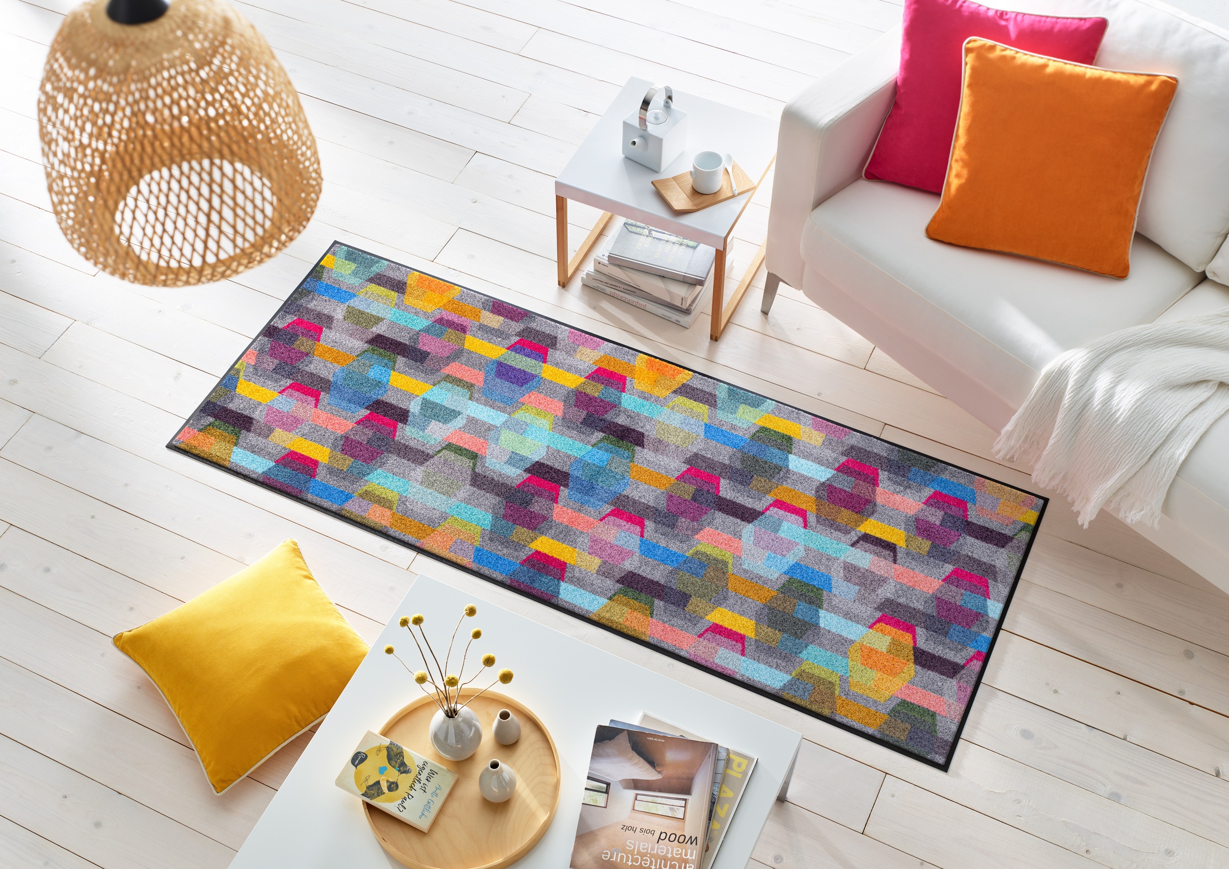 wash+dry by Kleen-Tex Teppich "Limit" rechteckig 7 mm Höhe günstig online kaufen