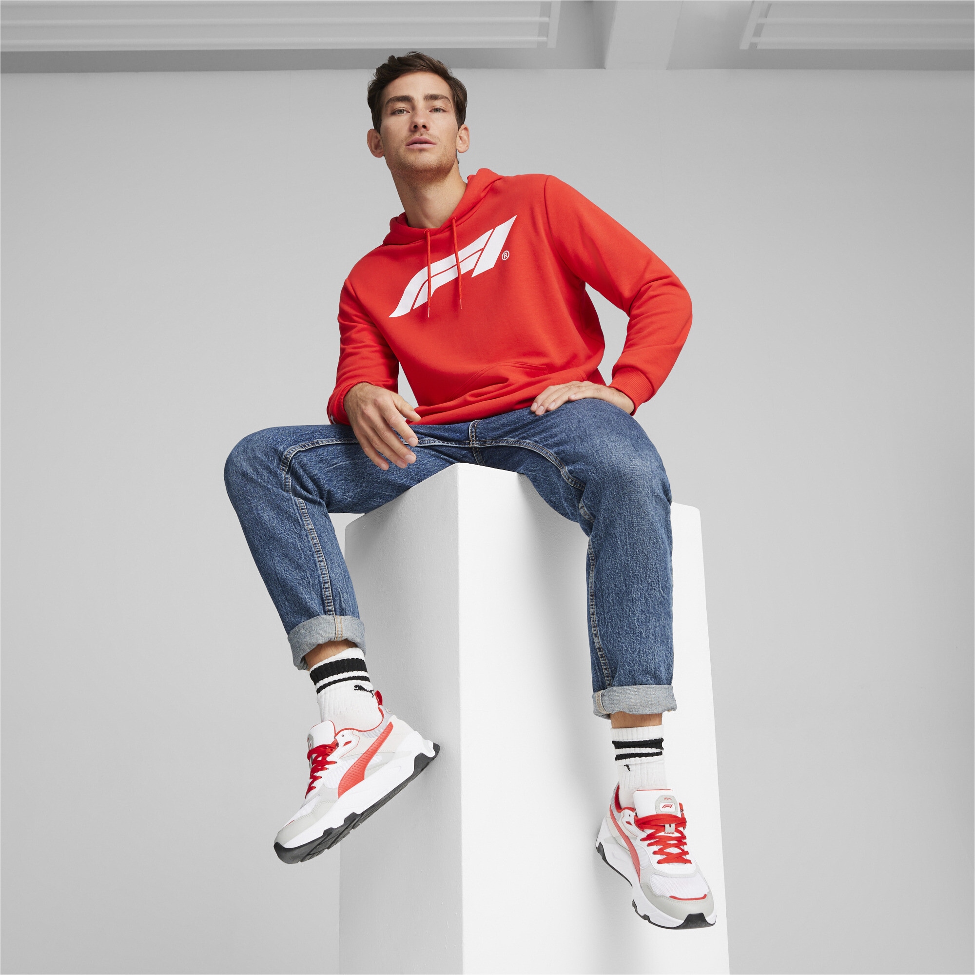 PUMA Hoodie »F1® ESS Motorsport Hoodie mit Logo Herren«