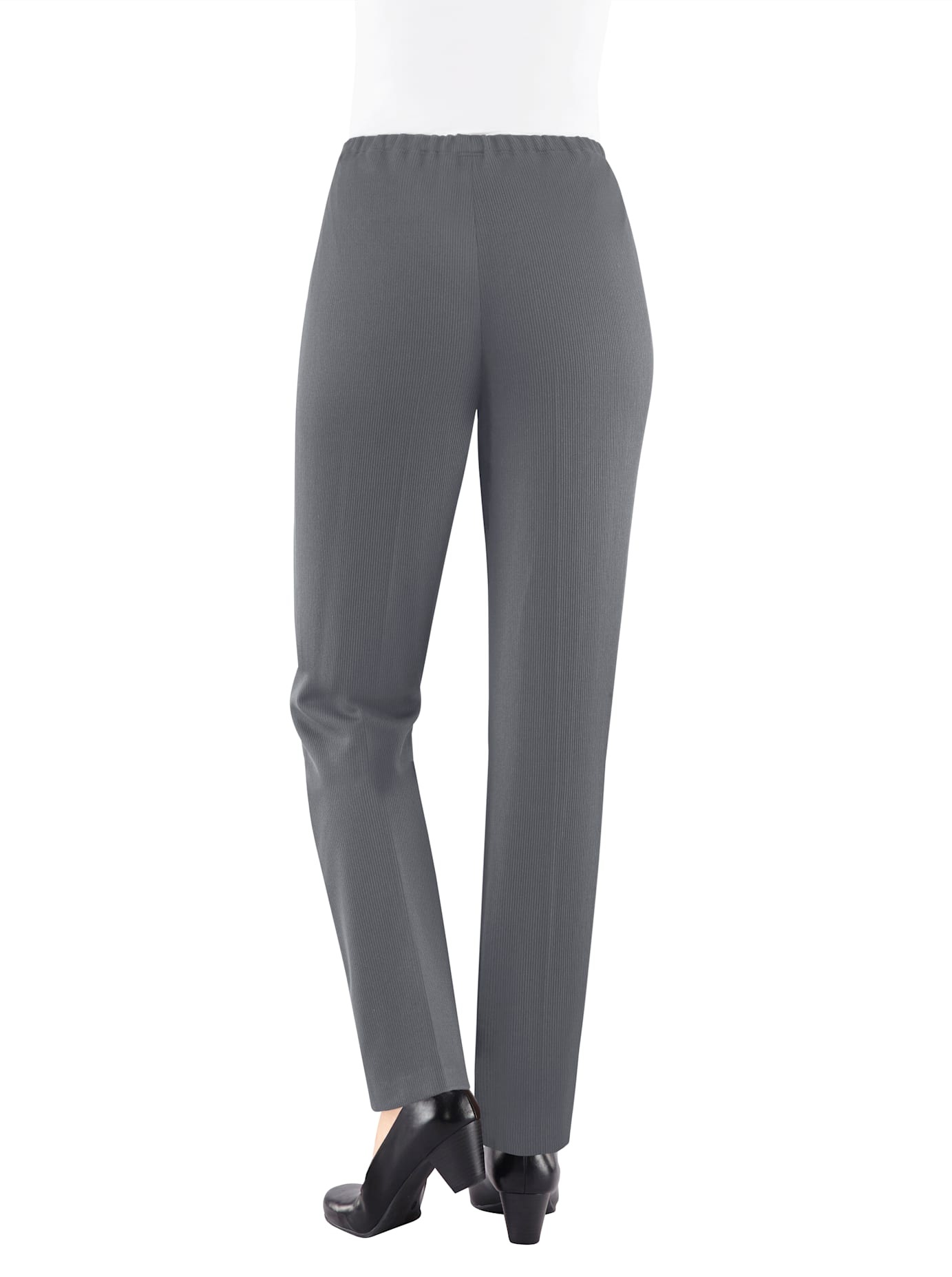 Thermohose CLASSIC BASICS, Damen, Gr. 52, Normalgrößen, grau, 100% Polyester, unifarben, lang, Hosen Thermohose 2