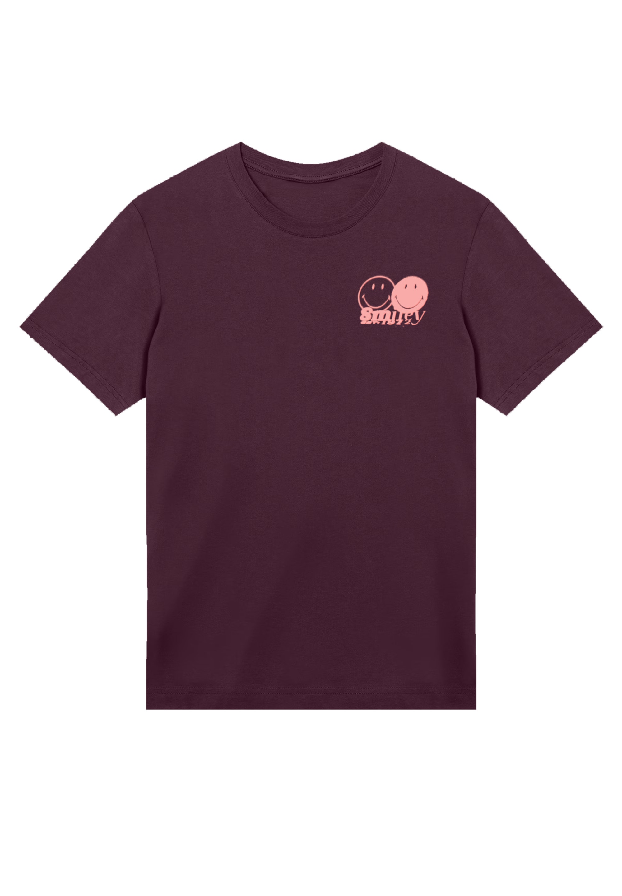 F4NT4STIC T-Shirt »Smiley Originals Rave Streetwear Orange«, Premium Qualität