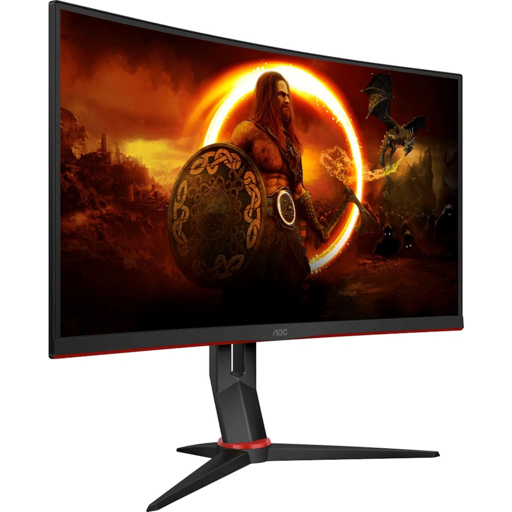 AOC Curved-Gaming-Monitor »C24G2U/BK«, 60 cm/24 Zoll, 1920 x 1080 px, Full HD, 1 ms Reaktionszeit, 165 Hz