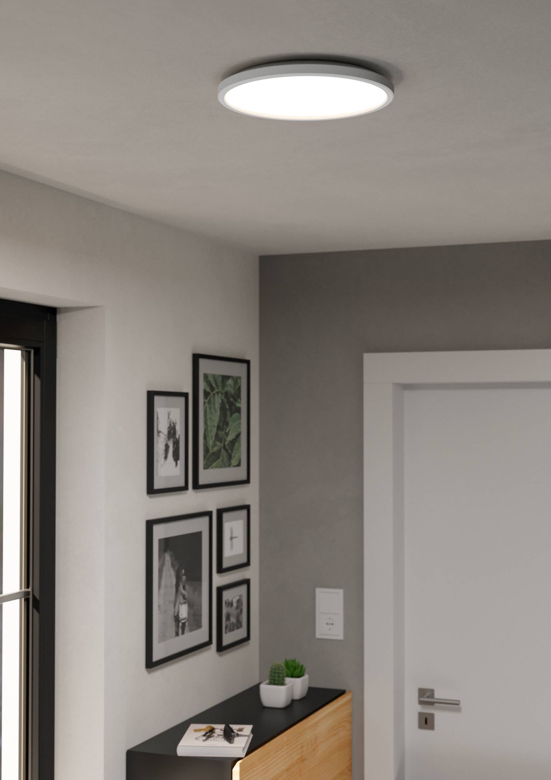 EGLO Deckenleuchte »Rovito-Z Deckenlampe, ZigBee 3.0, Kunststoff, Badezimmerlampe, IP44« LED-Modul 1 Stk. Kaltweiß | RGB