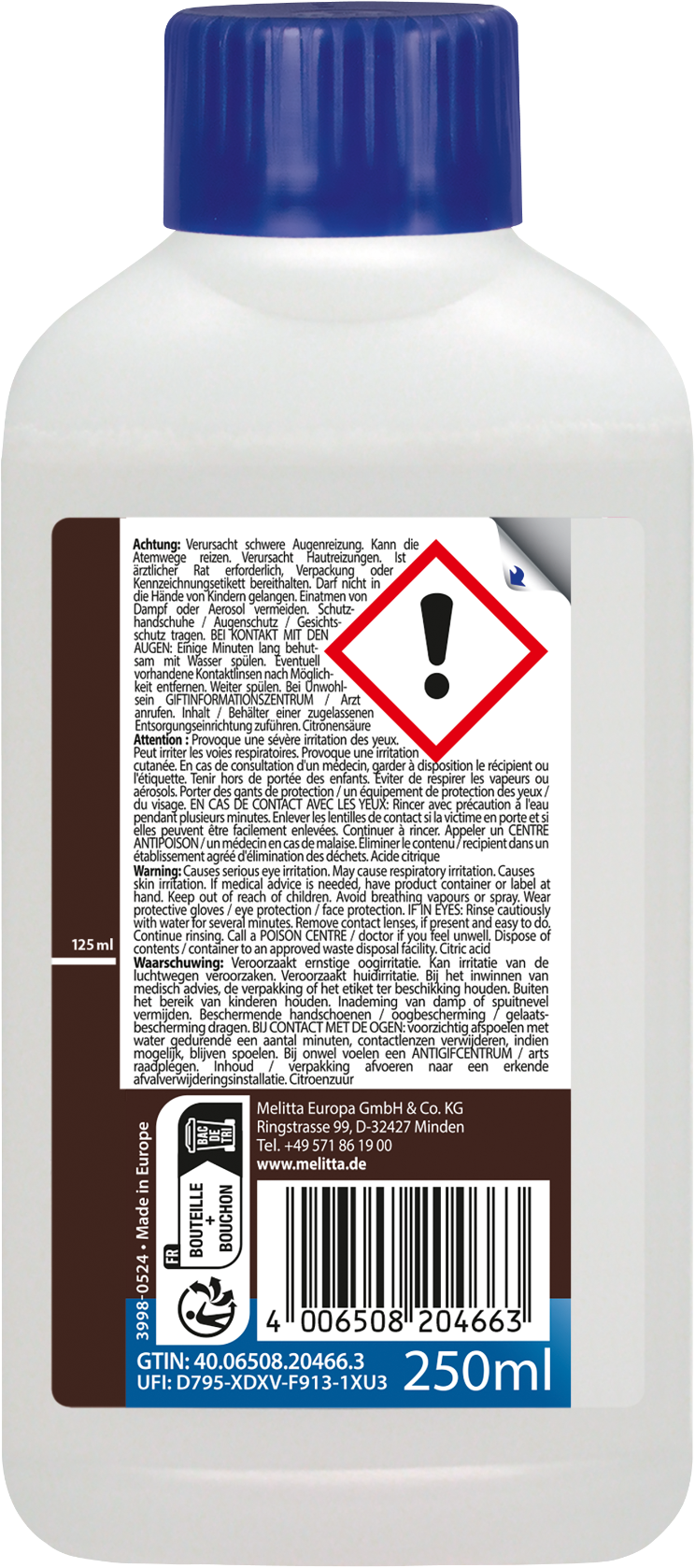 Melitta Entkalker »ANTI CALC Espresso Machines Entkalker«