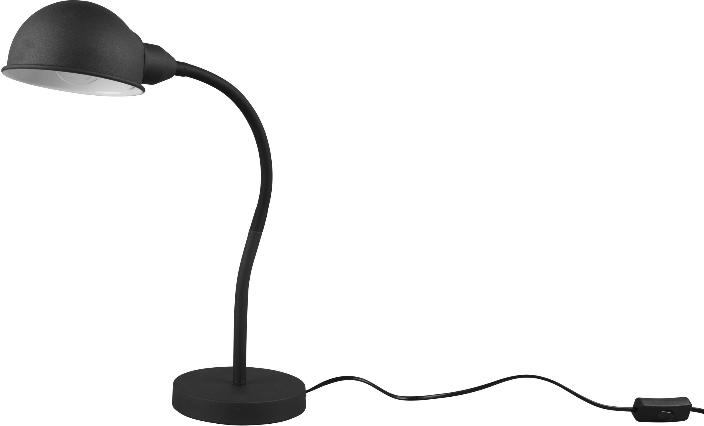 BAUR Schreibtischlampe TRIO 1xE27 Leuchten 1 flammig-flammig, exkl. Tischleuchte Büro, verstellbar, Schnurschalter flex. 10W, »Perry«, |