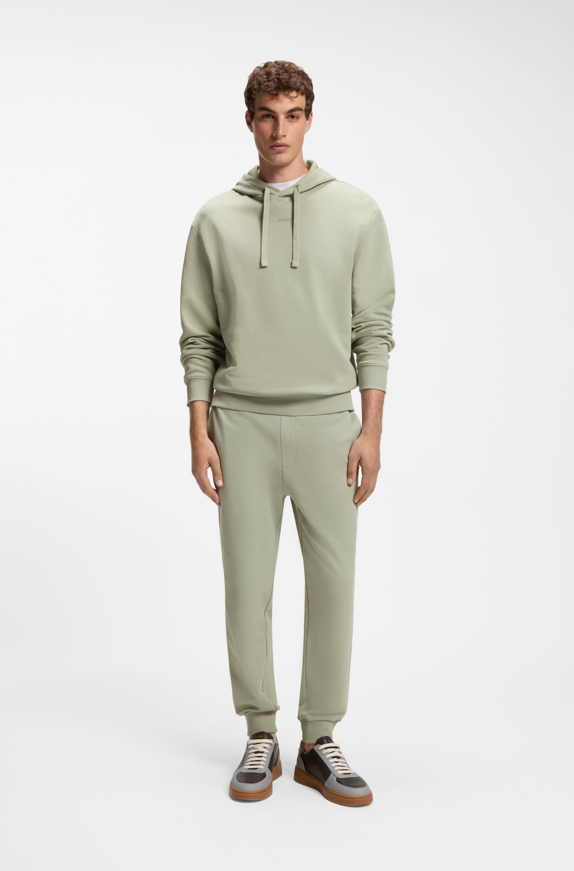 HUGO Jogginganzug »DapoDayote« Set, 2 Zweiteiliger Trainingsanzug Relaxed Fit, Kapuze mit Kordelzug
