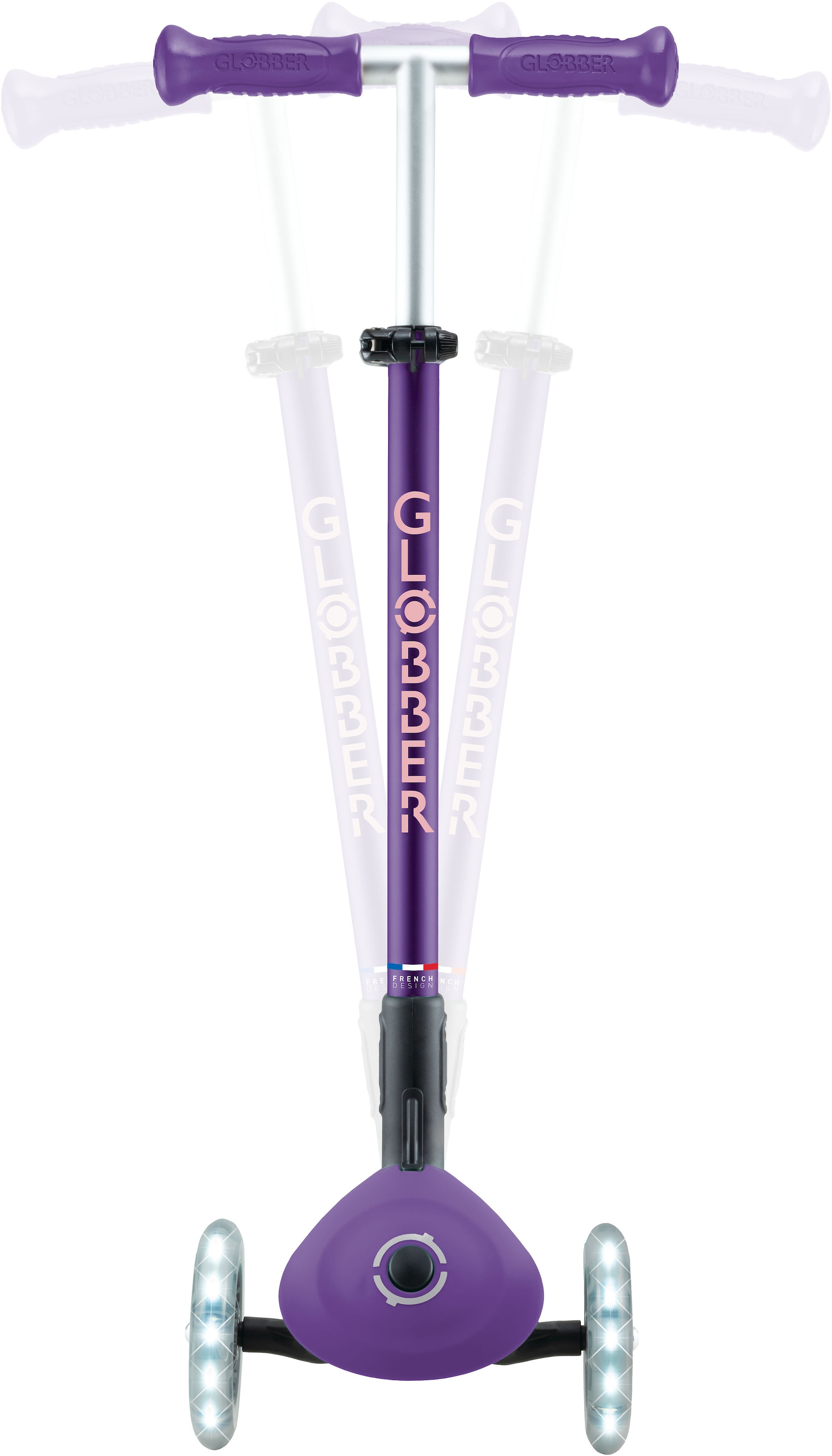 Globber Tretroller »GLOBBER ELITE LIGHTS, mit Leuchtrollen«