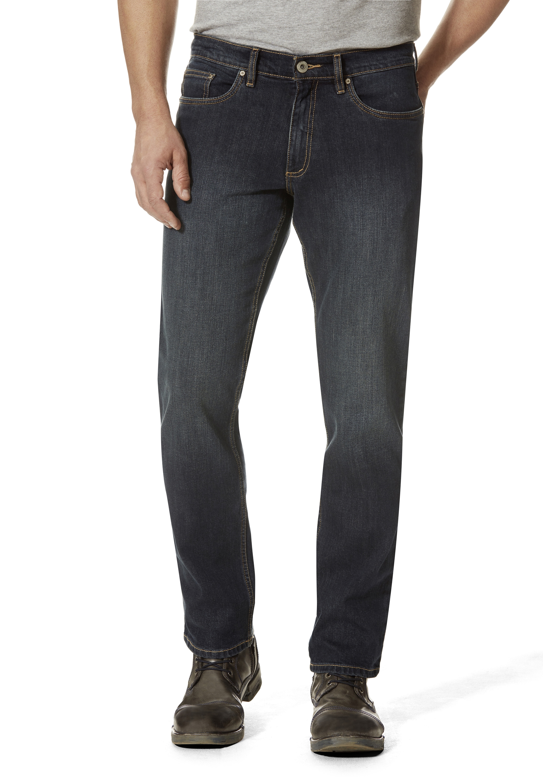 HERO by John Medoox 5-Pocket-Jeans "Denver Regular Straight Stretch Jeans" günstig online kaufen