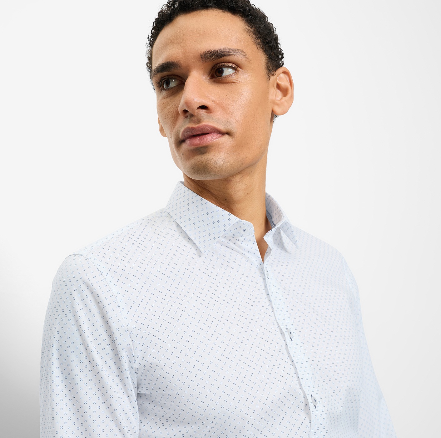 Thumbnail - OLYMP Langarmhemd "No. Six" Businesshemd, super slim, Kentkragen