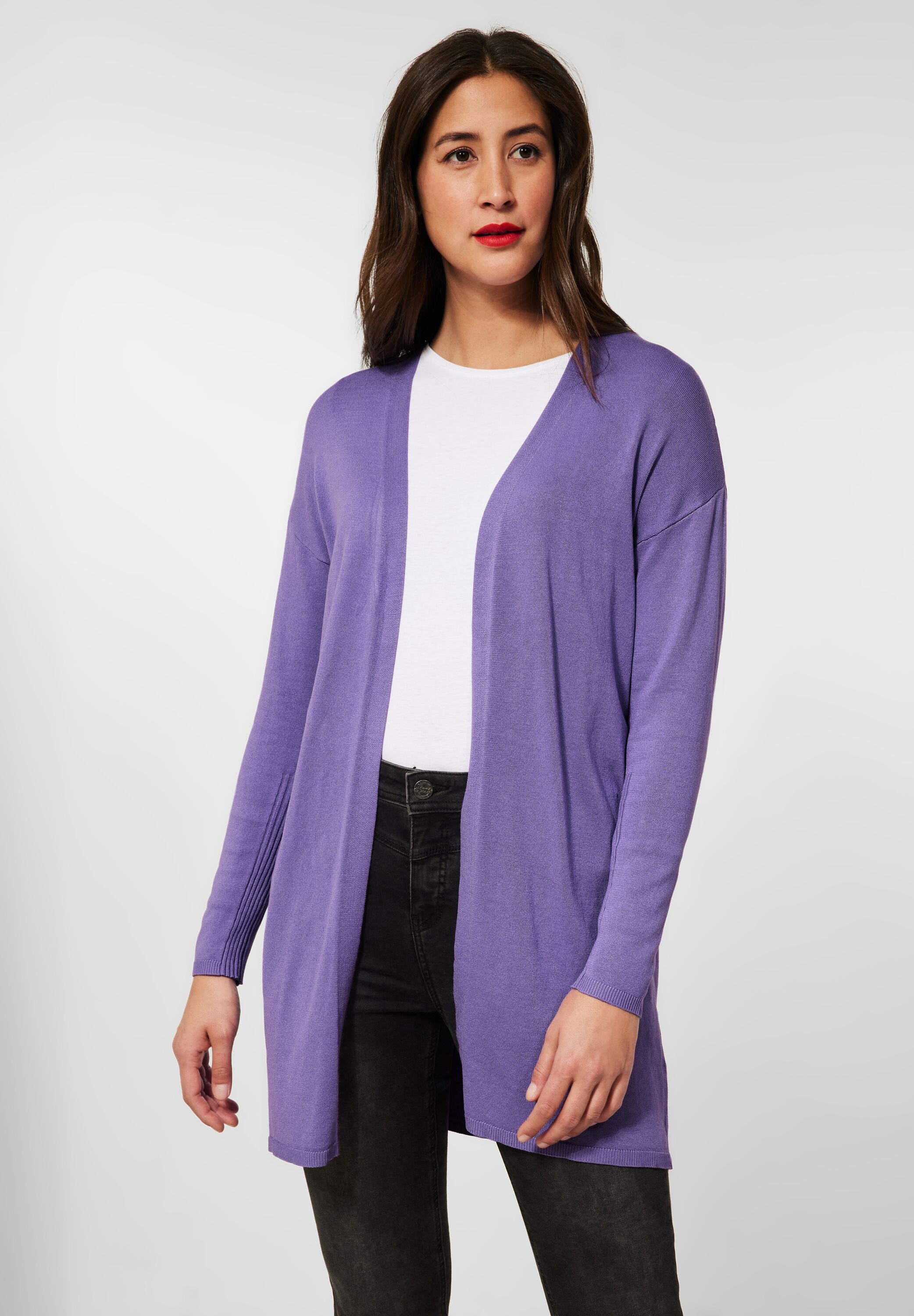 STREET ONE Strickjacke, verschlusslos kaufen