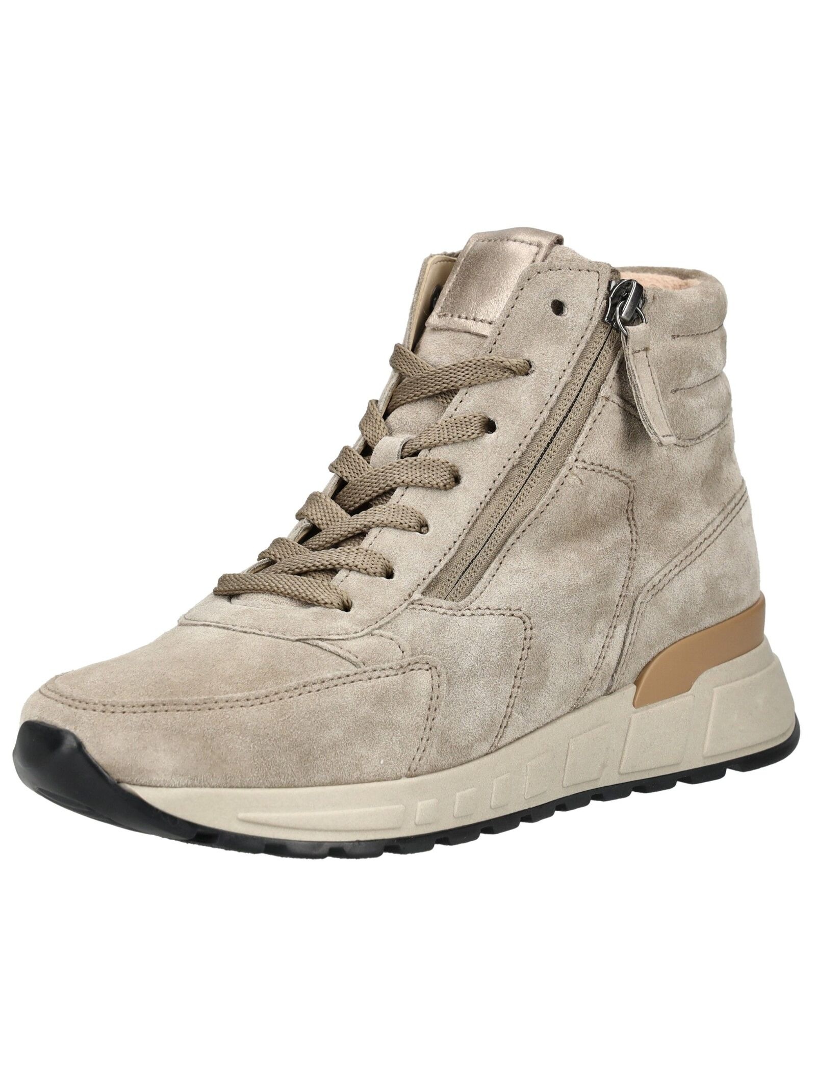 Gabor Comfort Schnürstiefelette "Gabor Comfort Stiefelette Veloursleder" günstig online kaufen