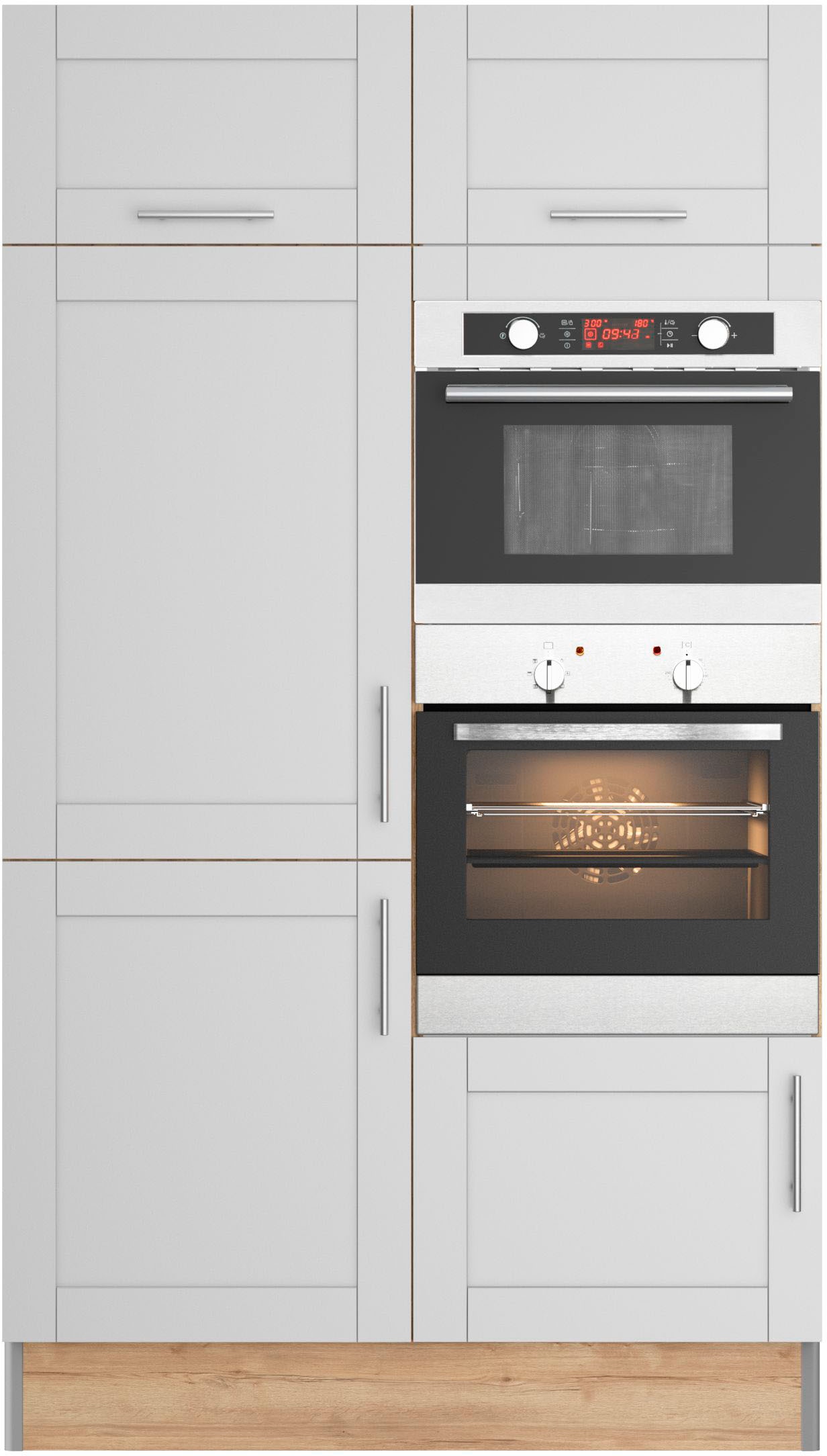 Küche »Ahus«, 120 cm breit, ohne E-Geräte, Soft Close Funktion