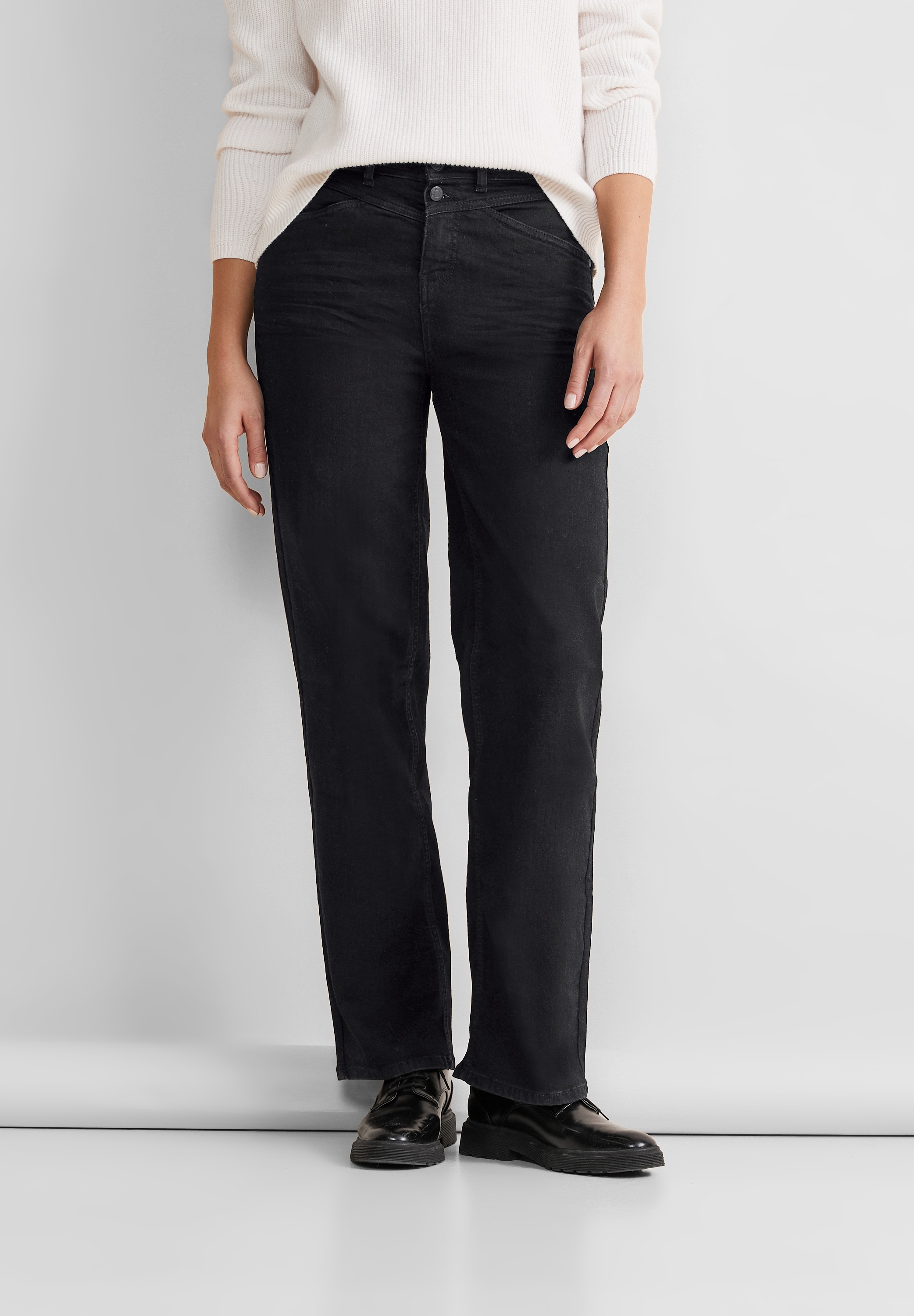 STREET ONE Comfort-fit-Jeans, High Waist