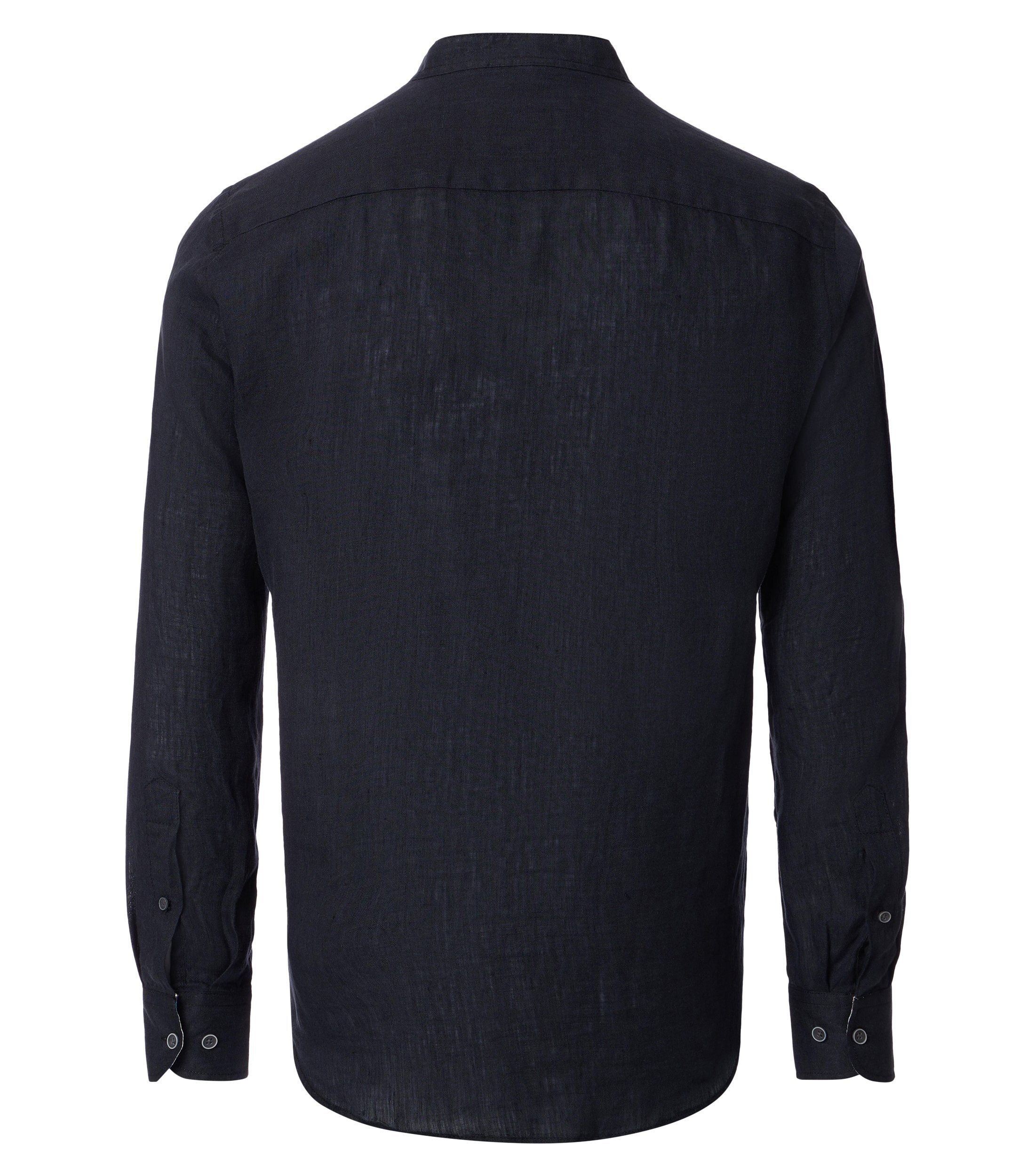 CASAMODA Kurzarmhemd "CASAMODA Leinenhemd Kurzarm uni" günstig online kaufen