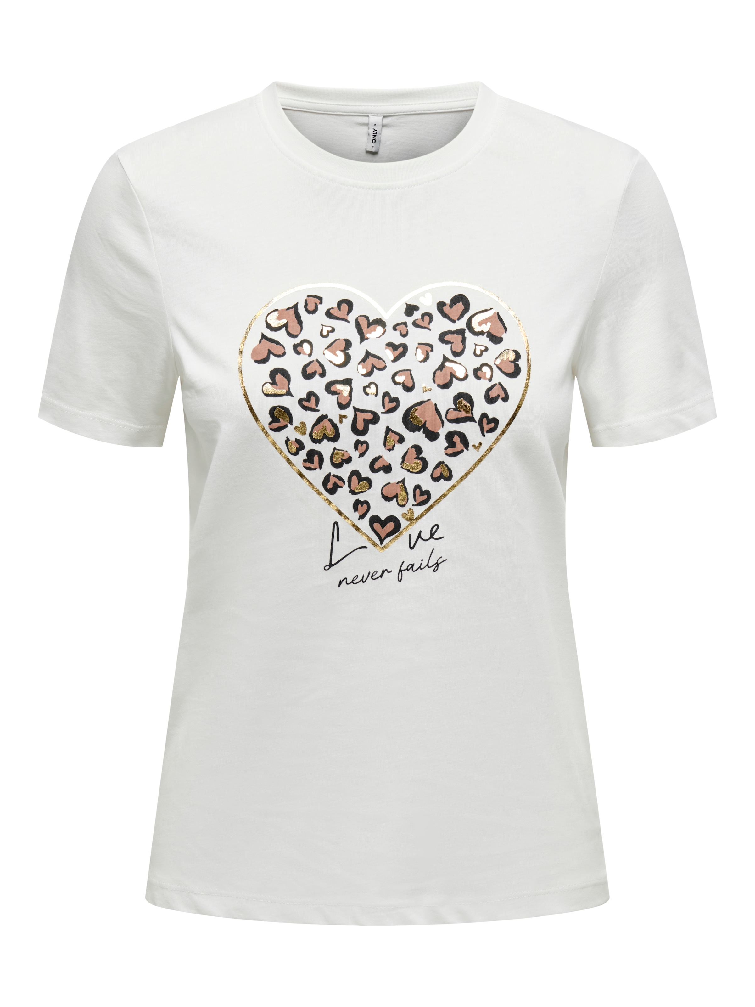 ONLY Kurzarmshirt "ONLTANYA LIFE REG S/S LEO PRINT TOP JRS" günstig online kaufen