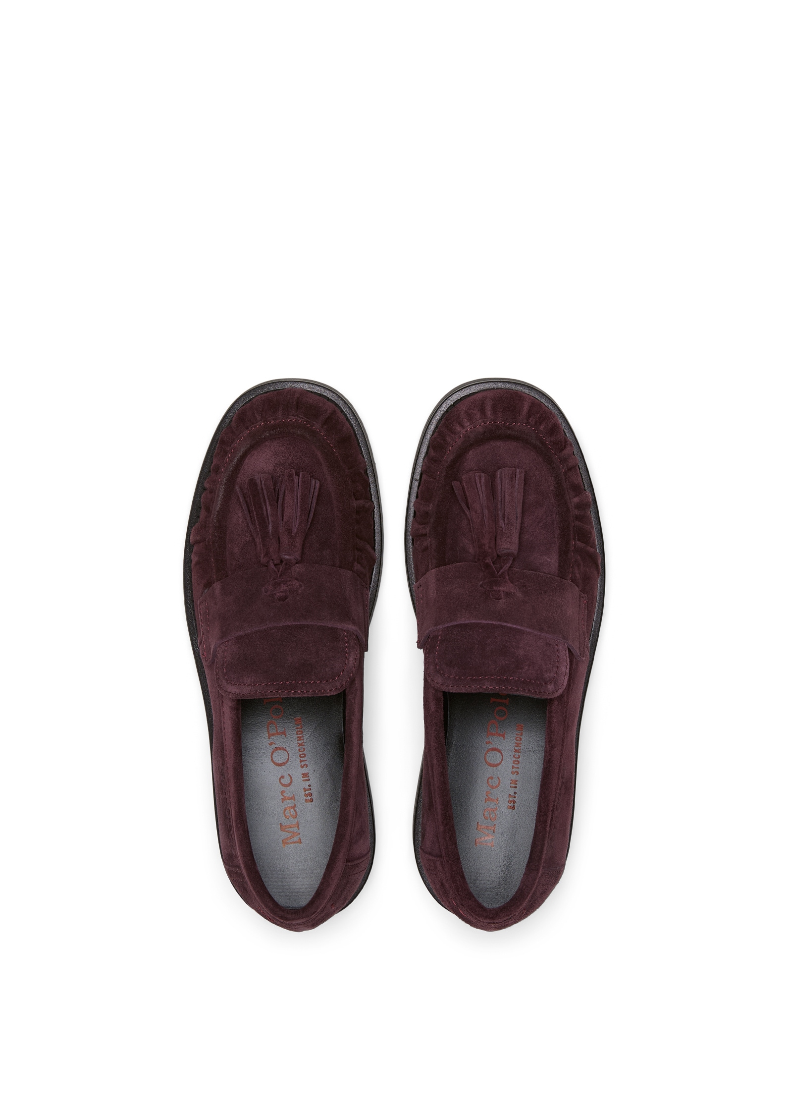 Marc O'Polo Loafer »aus geöltem Veloursleder«