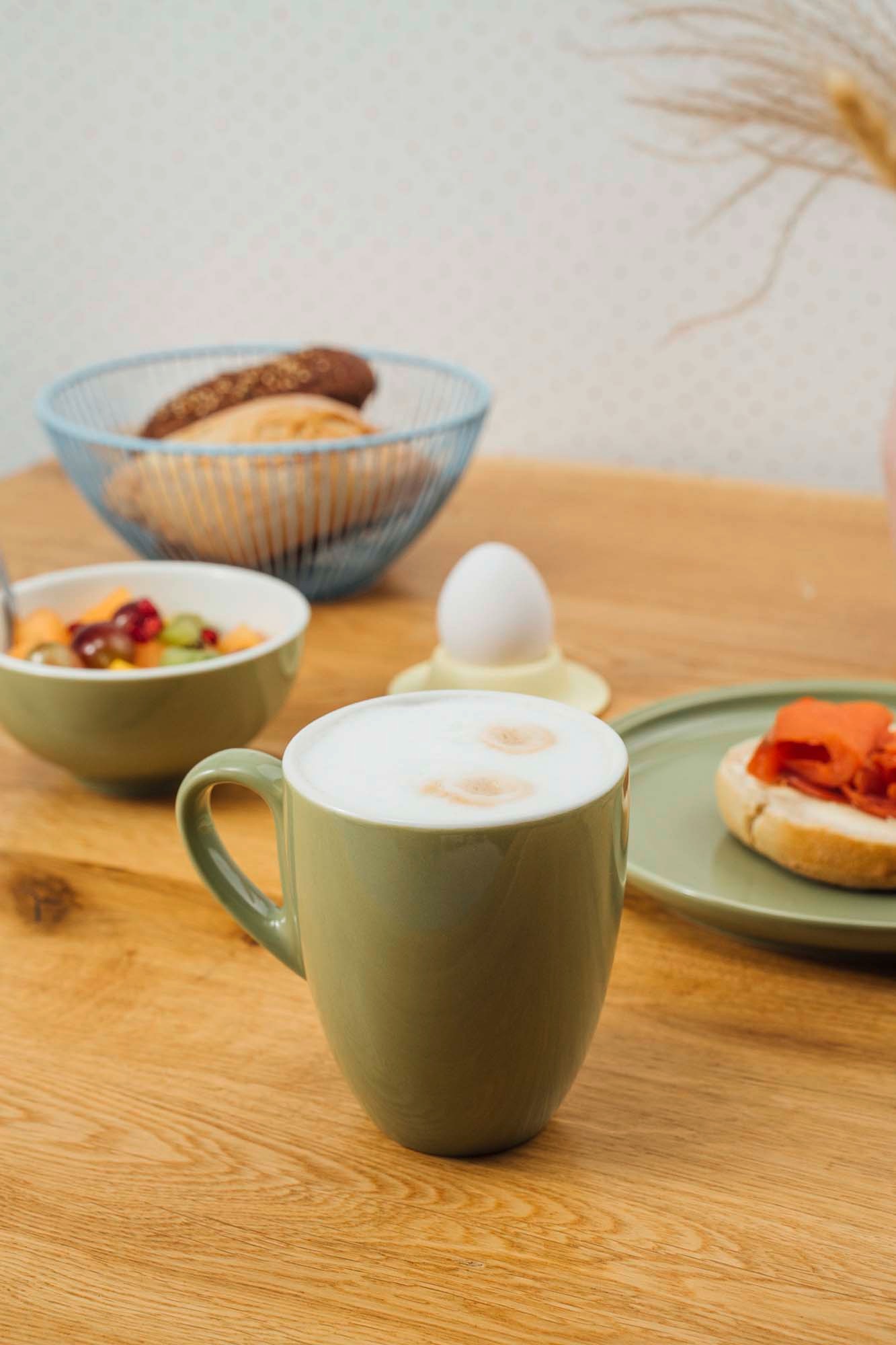 APS Tasse »SNUG« Ø 8,5 cm, H: 10 cm, 330 ml , Porzellan, Griff: 3 cm