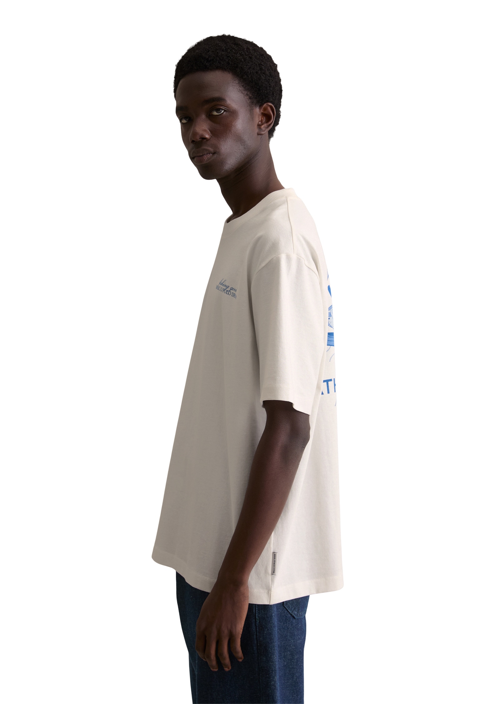 Marc O'Polo DENIM T-Shirt »mit Print auf Vorder- und Rückseite«