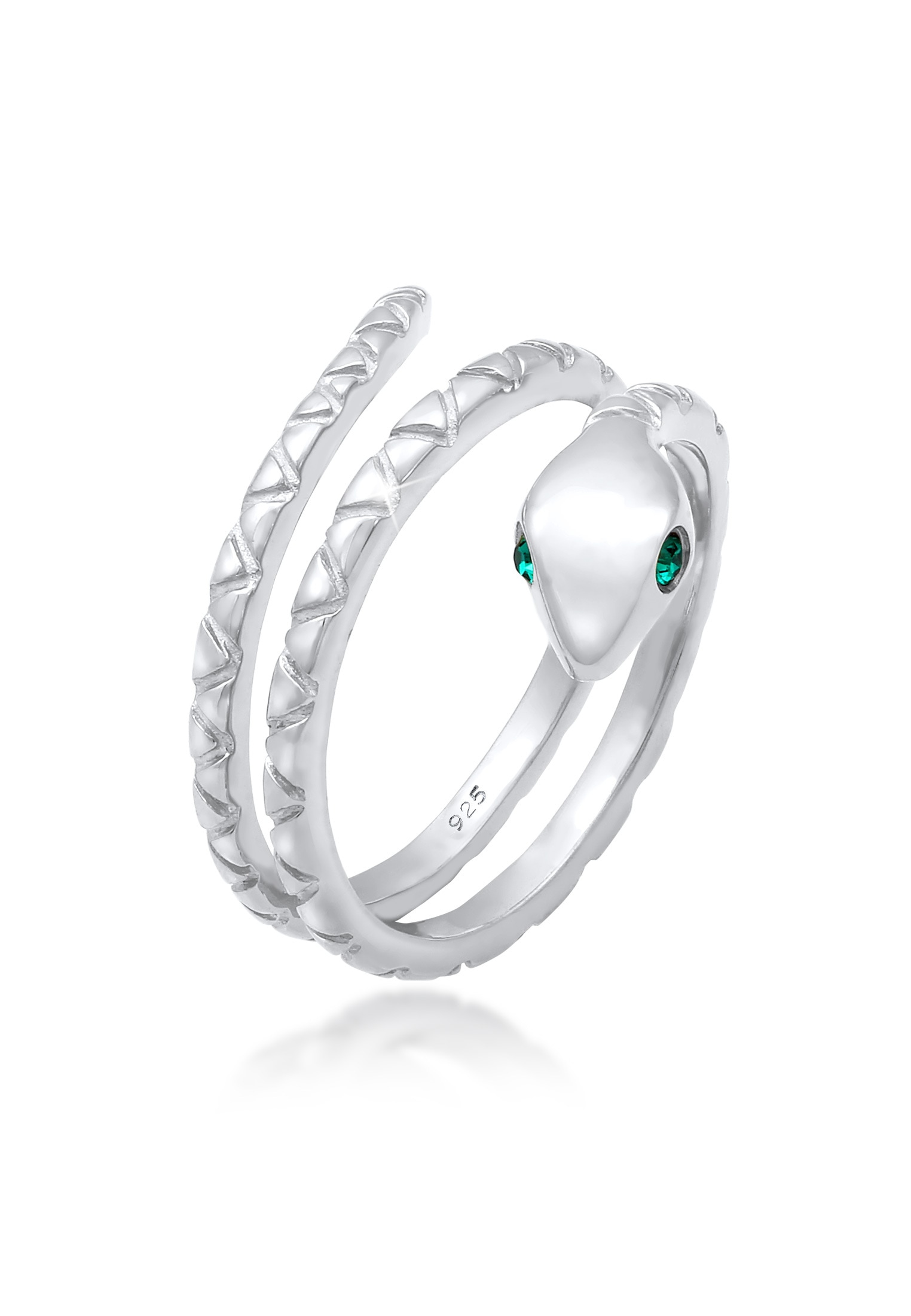 Elli Silberring »Ring Pinky Schlange Statement 925 Silber«