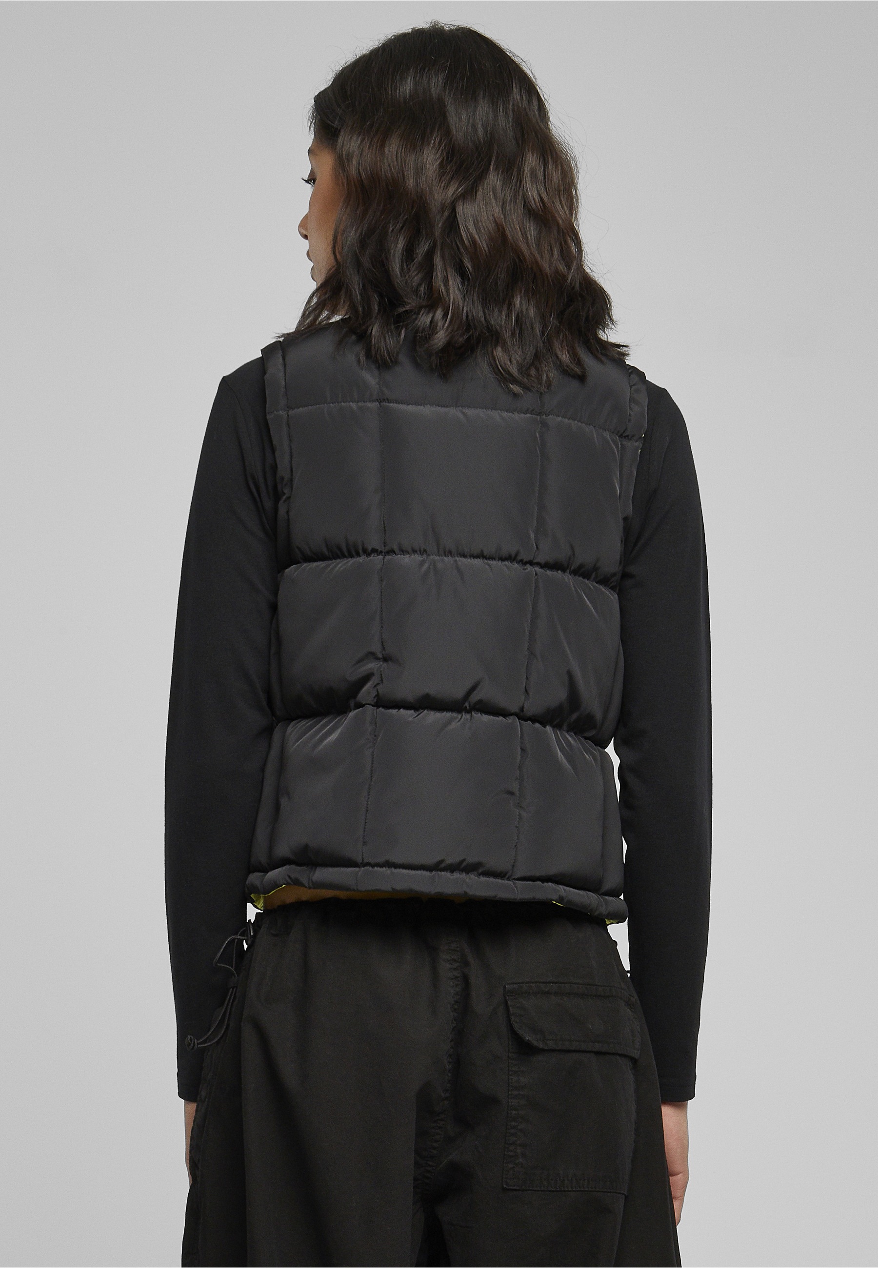 URBAN CLASSICS Steppweste »Urban Classics Damen Ladies Reversible Cropped Puffer Vest«