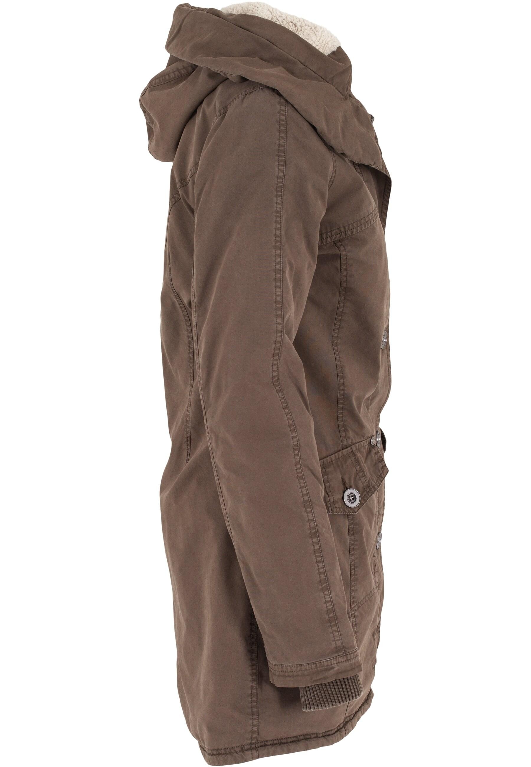 URBAN CLASSICS Winterjacke »Urban Classics Damen Ladies Garment Washed Long Parka«, (1 St.), mit Kapuze