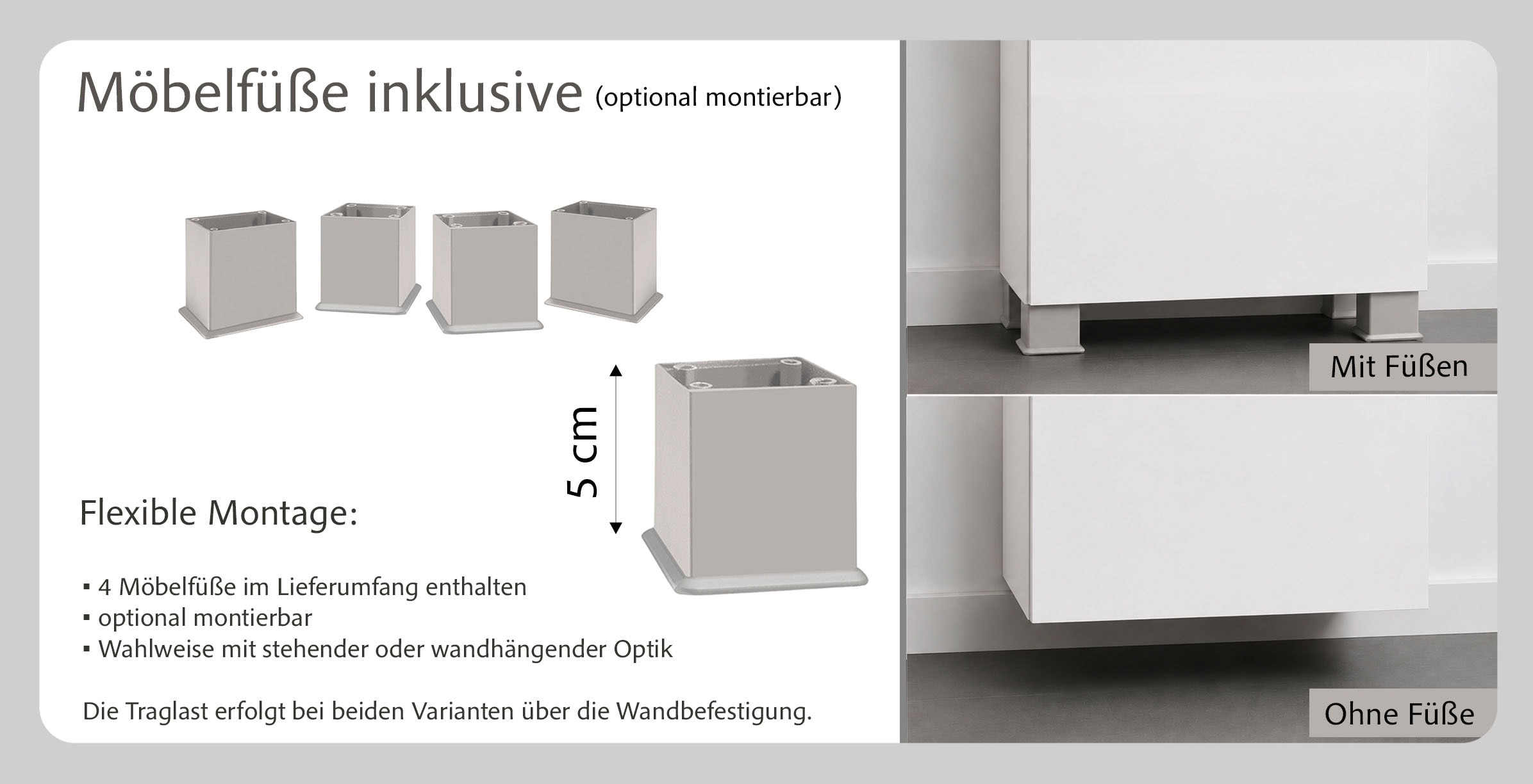 OTTO home Seitenschrank »BOZEN, Seitenschrank 40 cm« griffloses Design, Maße (B/T/H): 40/35/180 cm