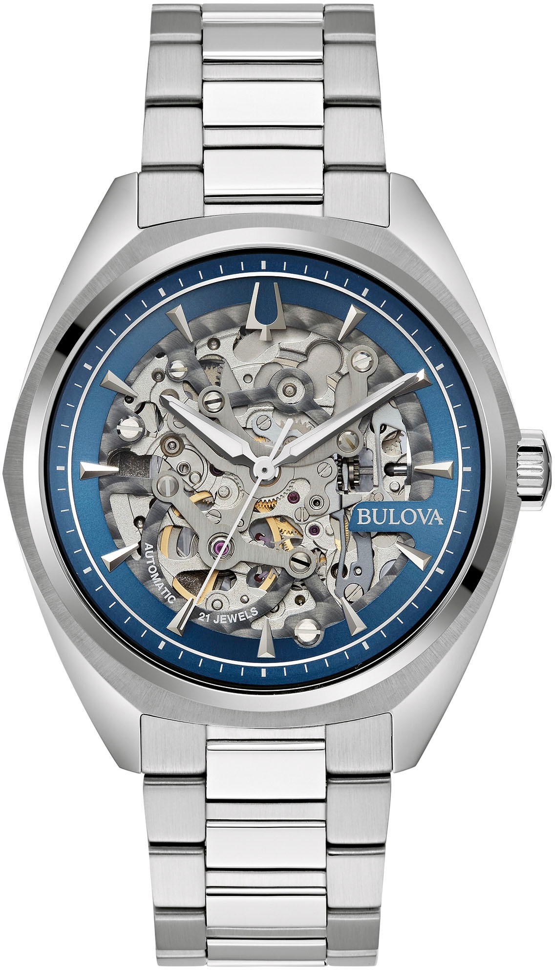 Bulova Mechanische Uhr »96A292«, Armbanduhr, Herrenuhr, Automatik