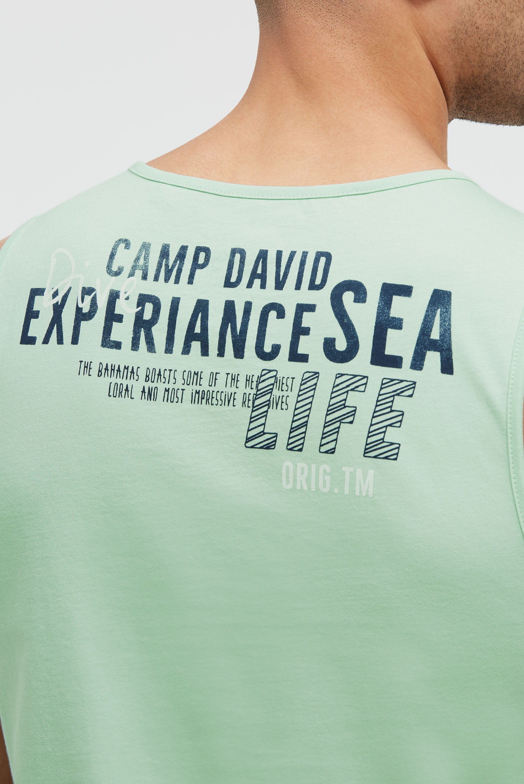 CAMP DAVID Tanktop aus Baumwolle