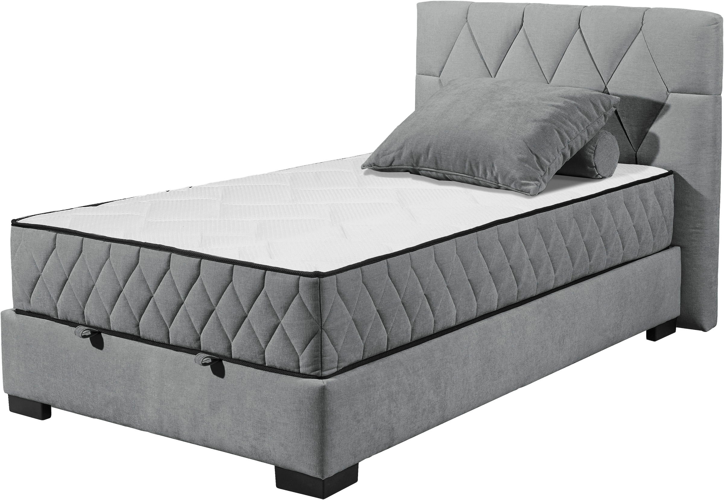 ED EXCITING DESIGN Boxbett »Nagol« mit Bettkasten, mit Wendematratze, erhältlich in verschiedenen Breiten