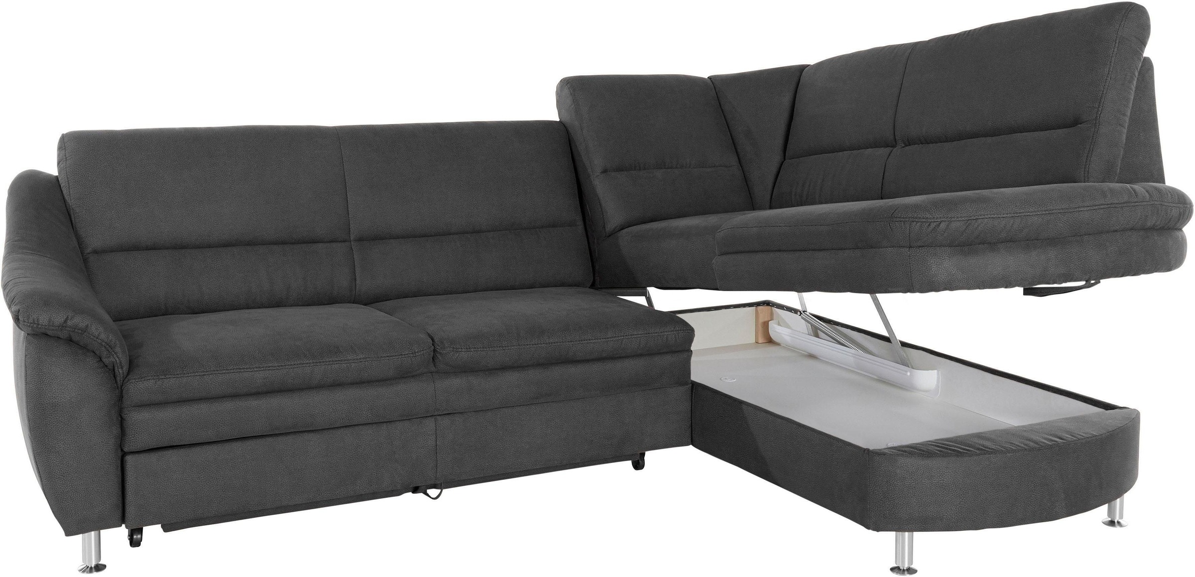 Home affaire Cardoso L-Shape Sofa Grey 7