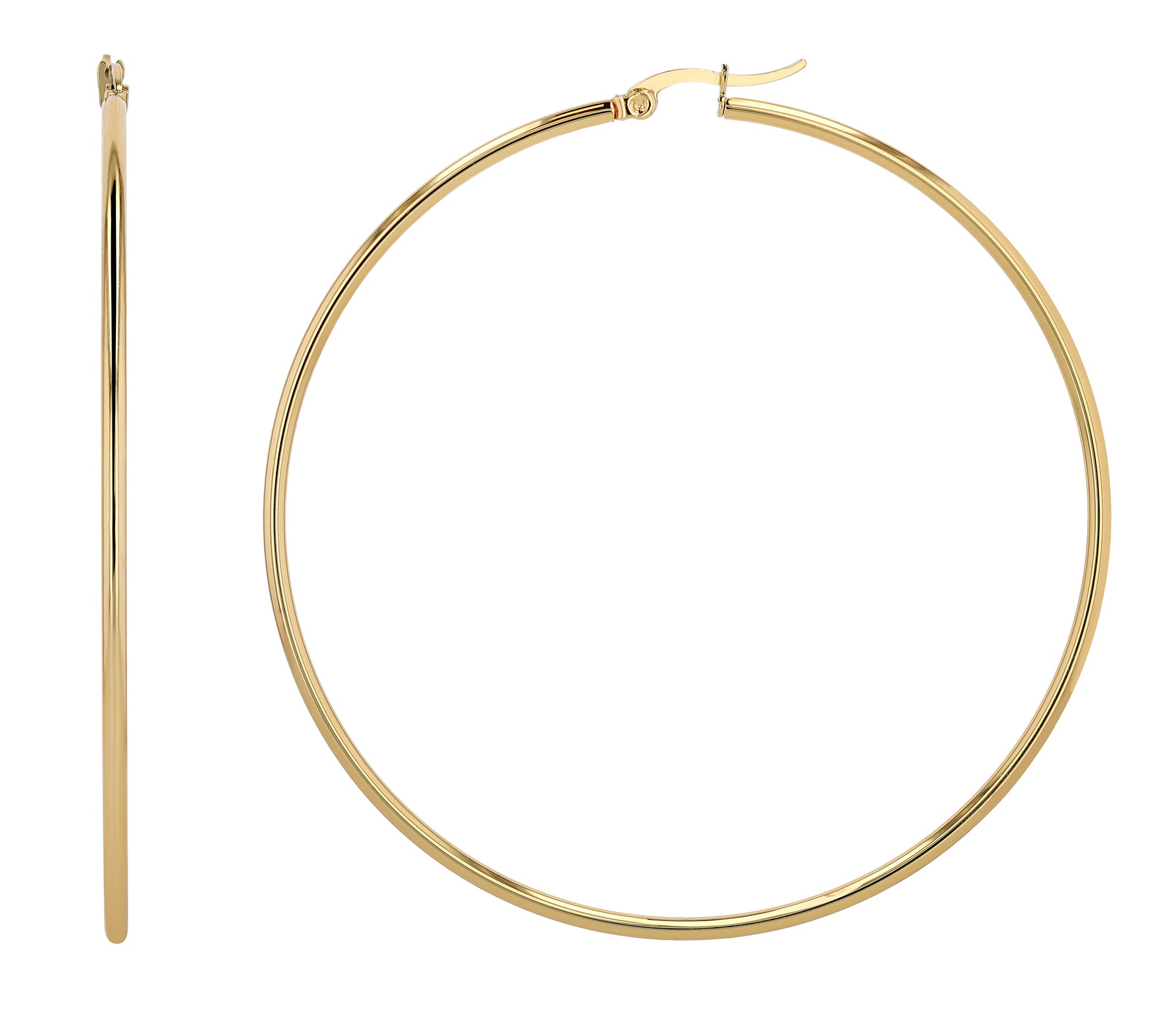 Adelia´s Paar Creolen »Damen Ohrringe – Creole aus Edelstahl« Eine schöne Geschenkidee für jeden Anlass