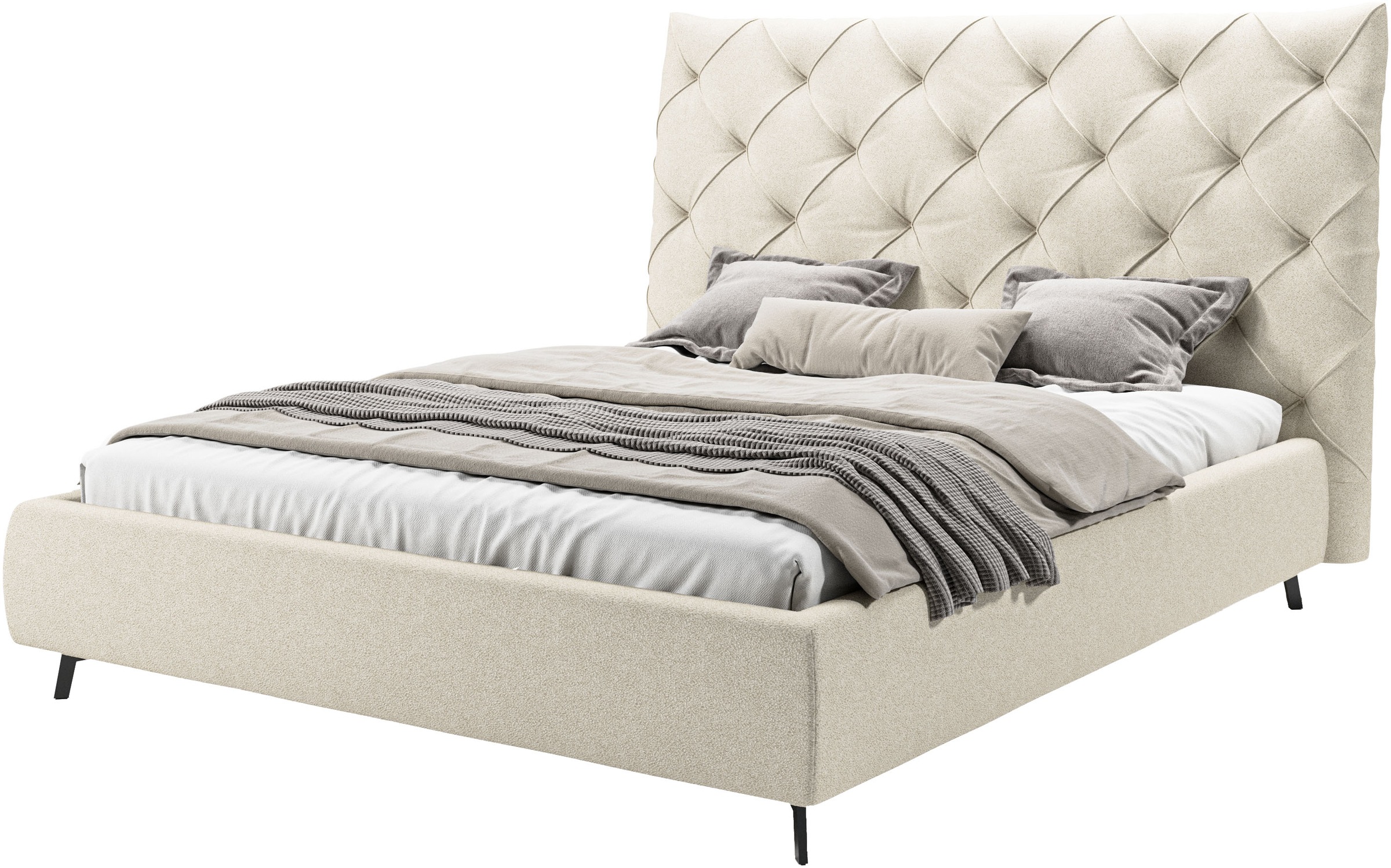 Home affaire Polsterbett "Maxime, in 4 Breiten bis 200cm, auch in Leder" Ko günstig online kaufen