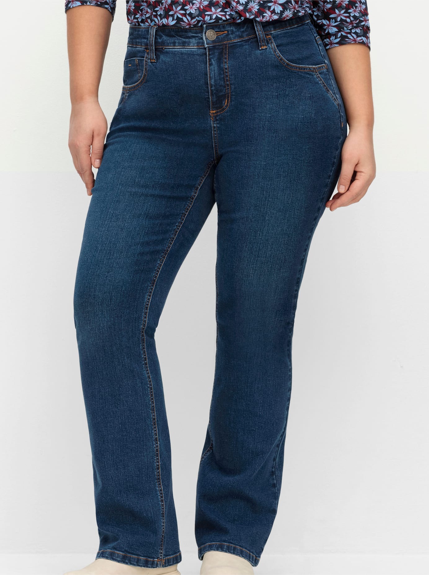 Sheego 3/4-Jeans, (1 tlg.) günstig online kaufen