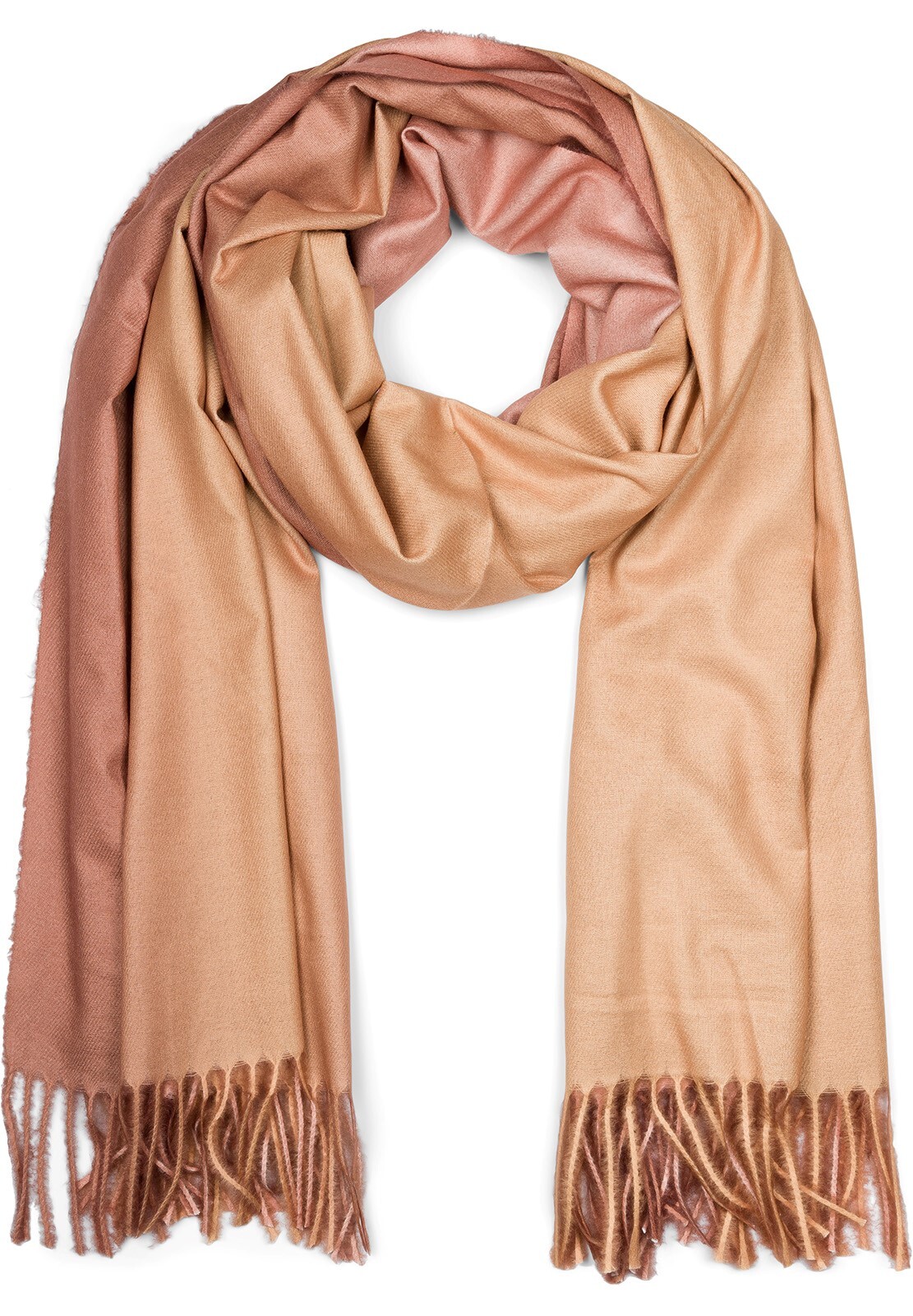 styleBREAKER Schal "Schal mit 2-Farbigem Farbverlauf" 1 Stk.