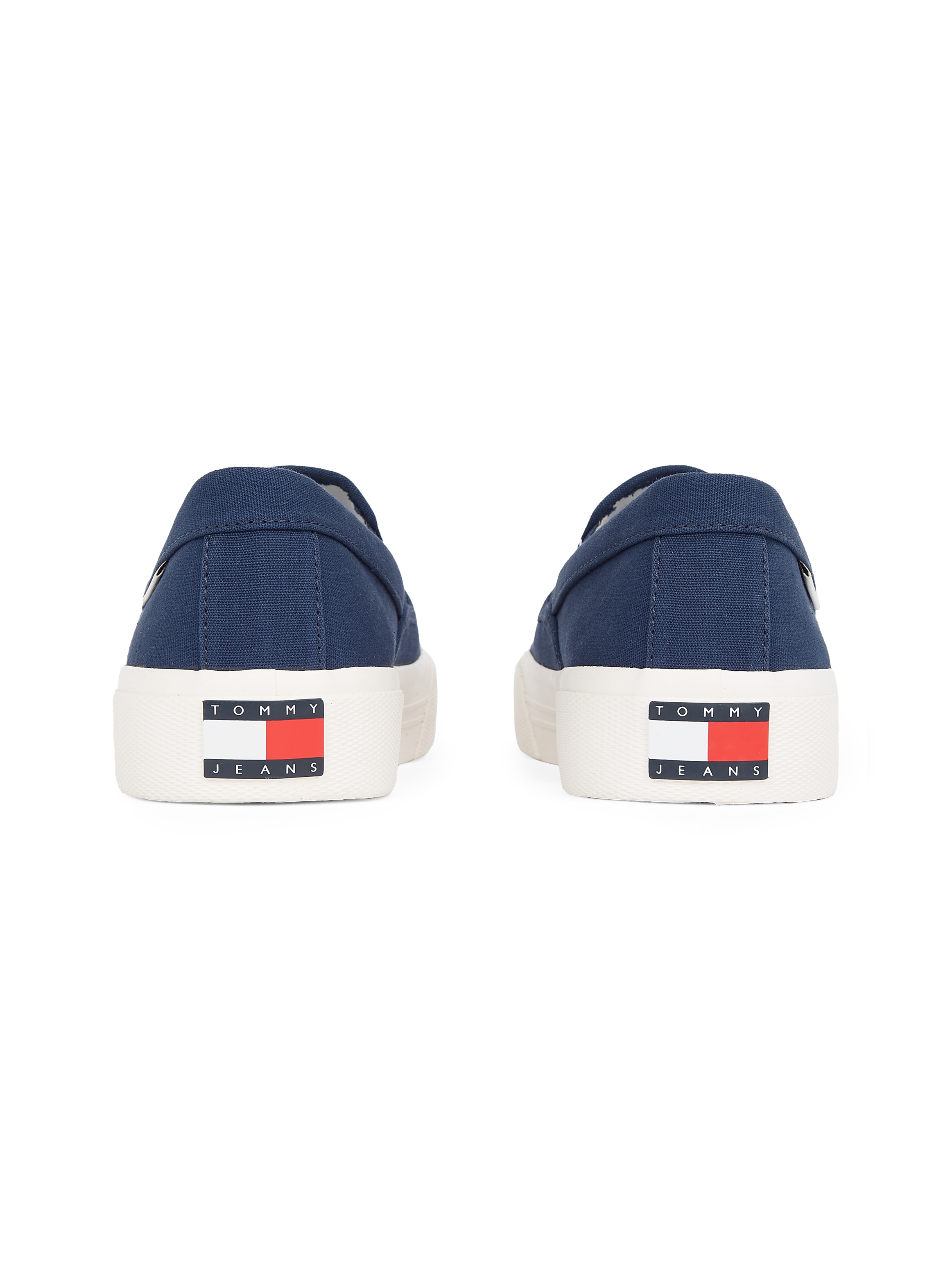 Tommy Jeans Slip-On Sneaker »TJM SLIP ON CANVAS COLOR«, Freizeitschuh, Halbschuh, Slipper mit Stretcheinsätzen