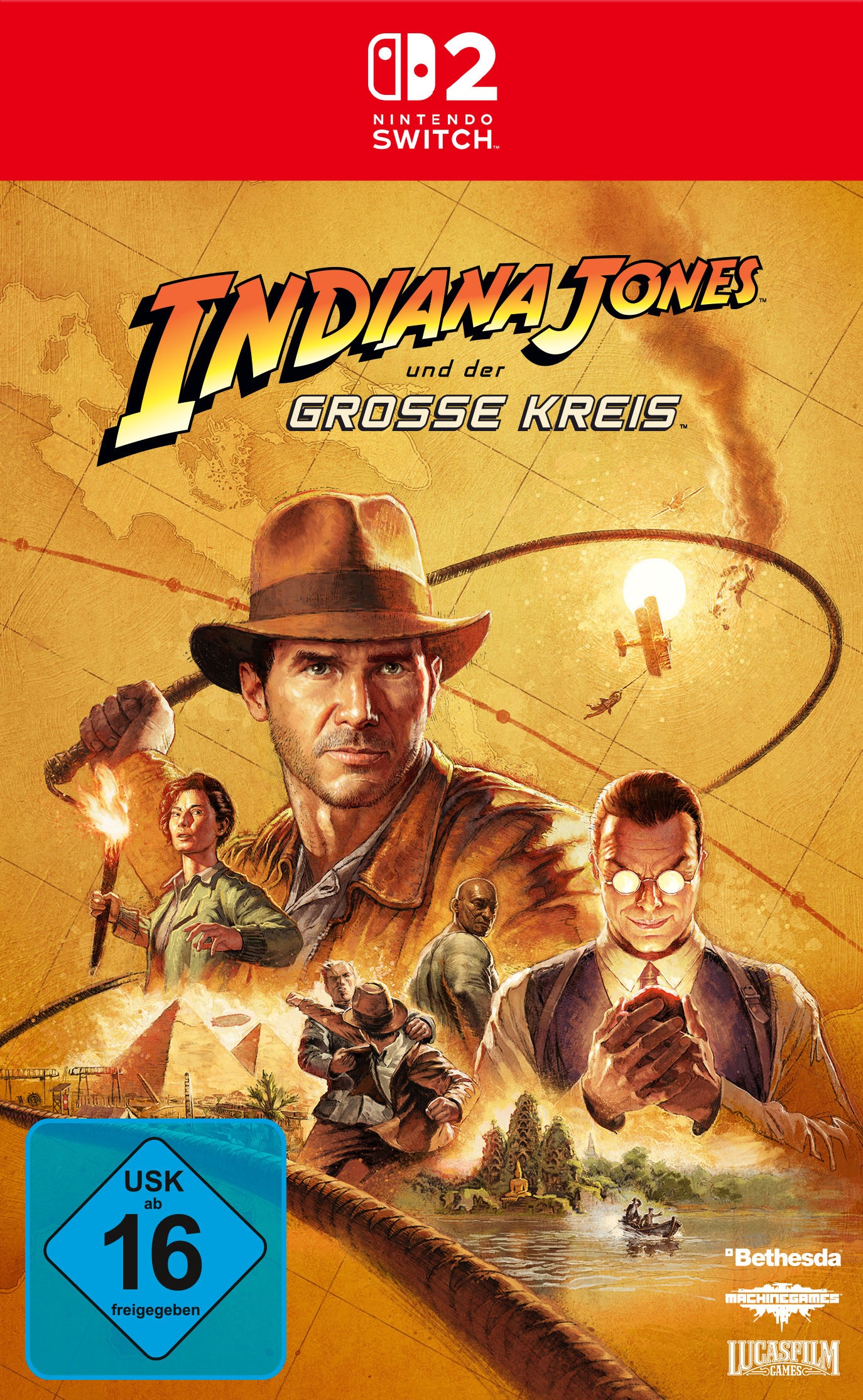 BETHESDA Spielesoftware "Indiana Jones und der große Kreis", Nintendo Switch 2ohne farbbezeichnung, Spielesoftware