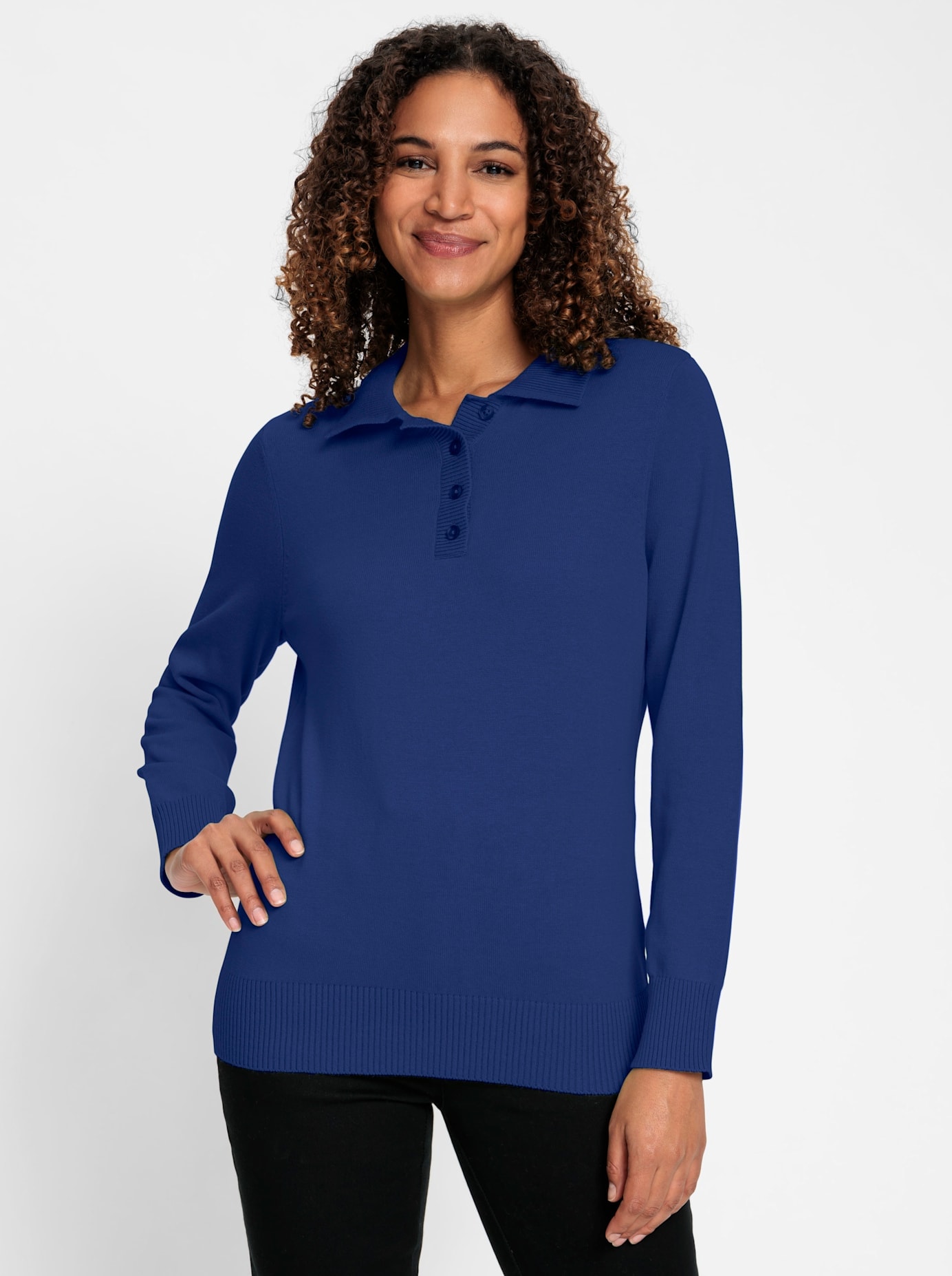 Casual Looks Polokragenpullover "Pullover" günstig online kaufen