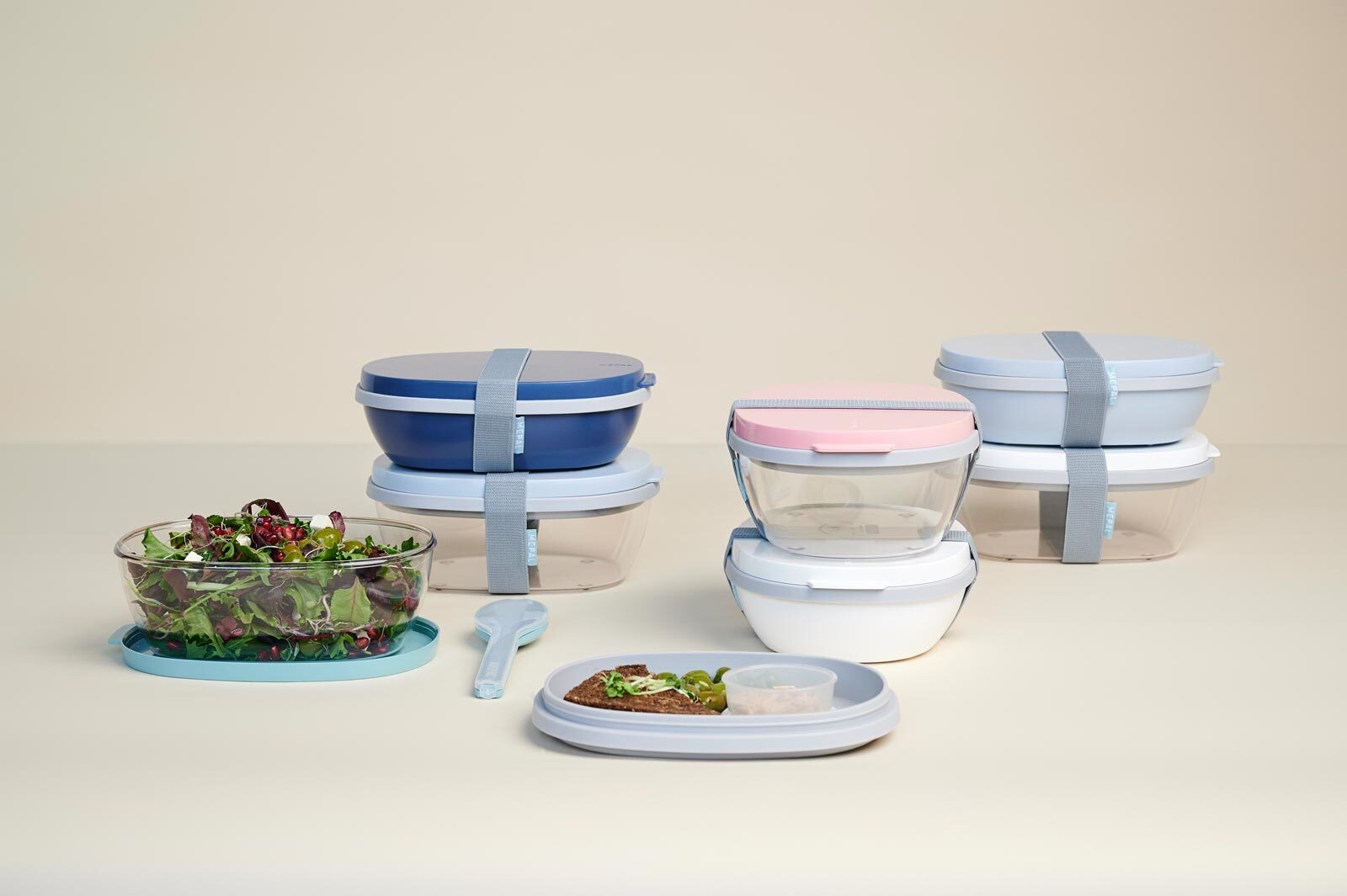 Mepal Lunchbox »Lunchbox Duo Ellipse 825 + 600 ml«, (2 tlg.)
