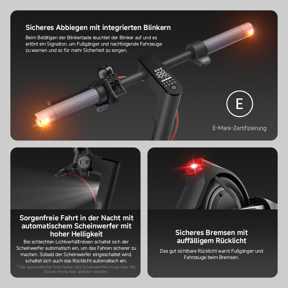 Xiaomi E-Scooter »Electric Scooter 5 Pro«, Electric Scooter, mit Straßenzulassung, bis zu 60 km Reichweite