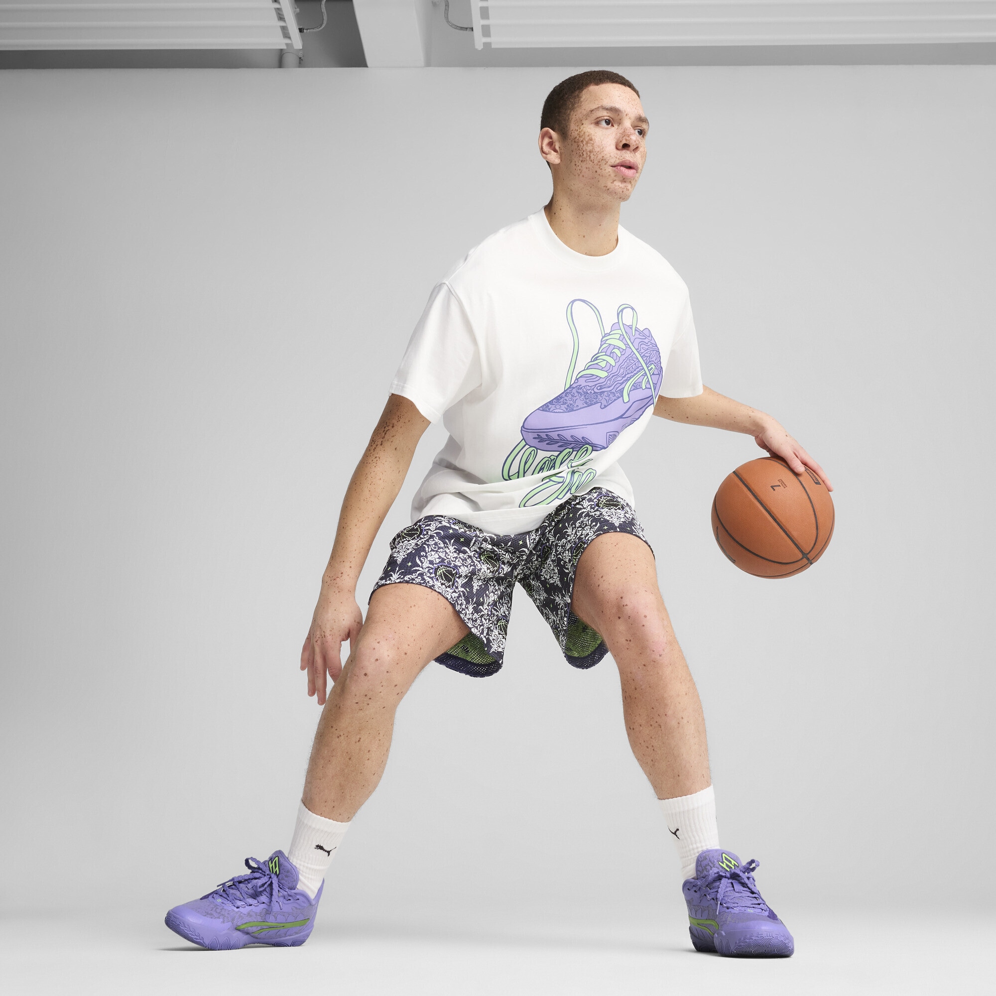 PUMA Trainingsshirt »Lace Em Up Oversized Basketballshirt Erwachsene«