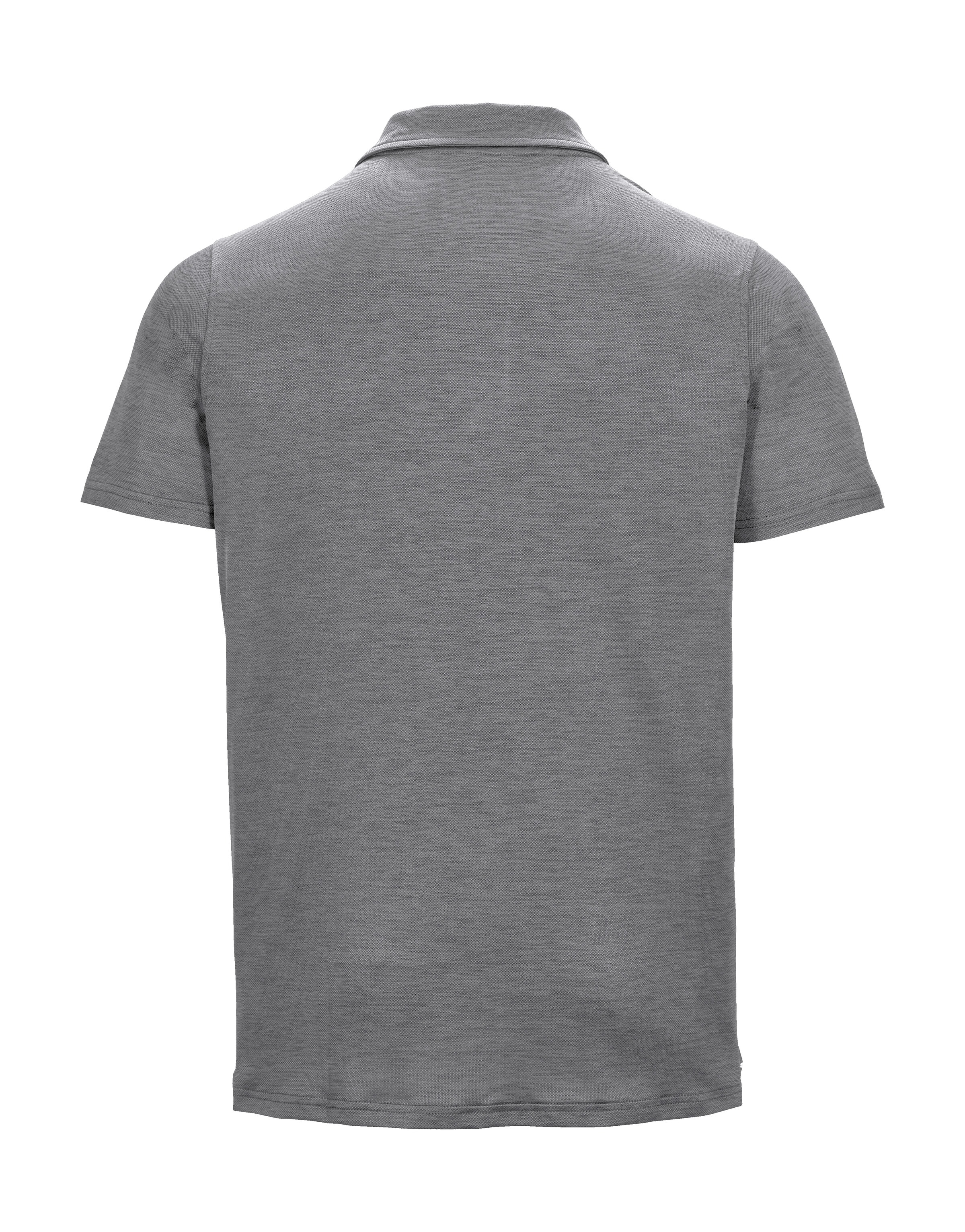 Killtec Poloshirt »Lilleo MN PL SHRT«, Feuchtigkeitstransportierendes, schnelltrocknendes Melange-Poloshirt