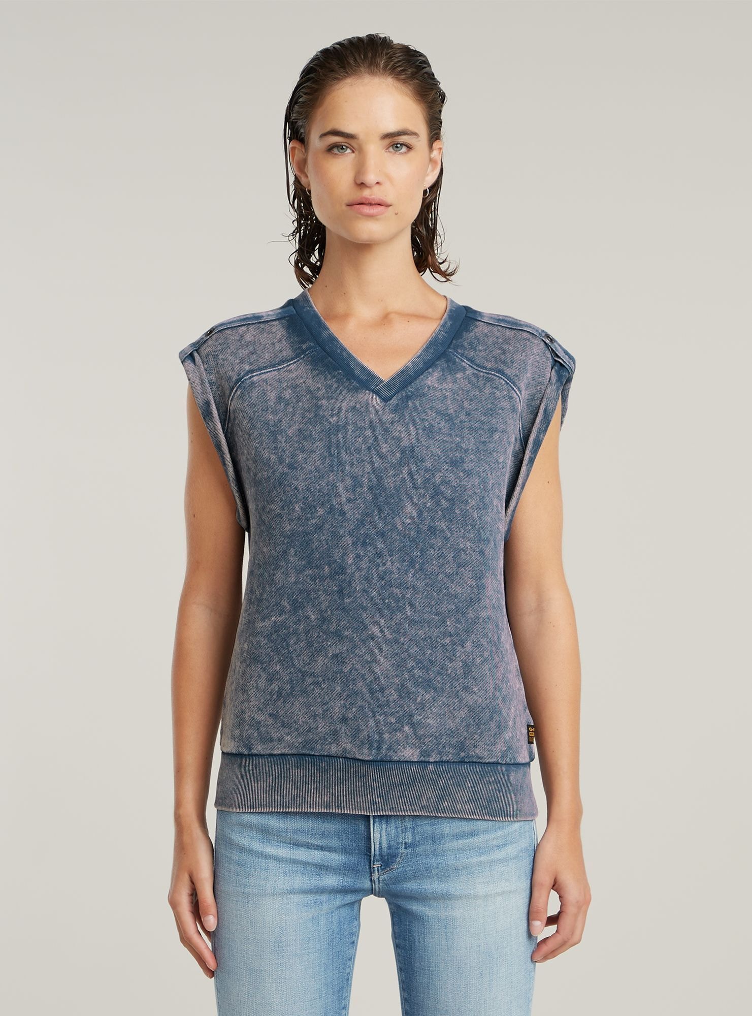 G-STAR Longpullover "Washed Sweatshirt" günstig online kaufen