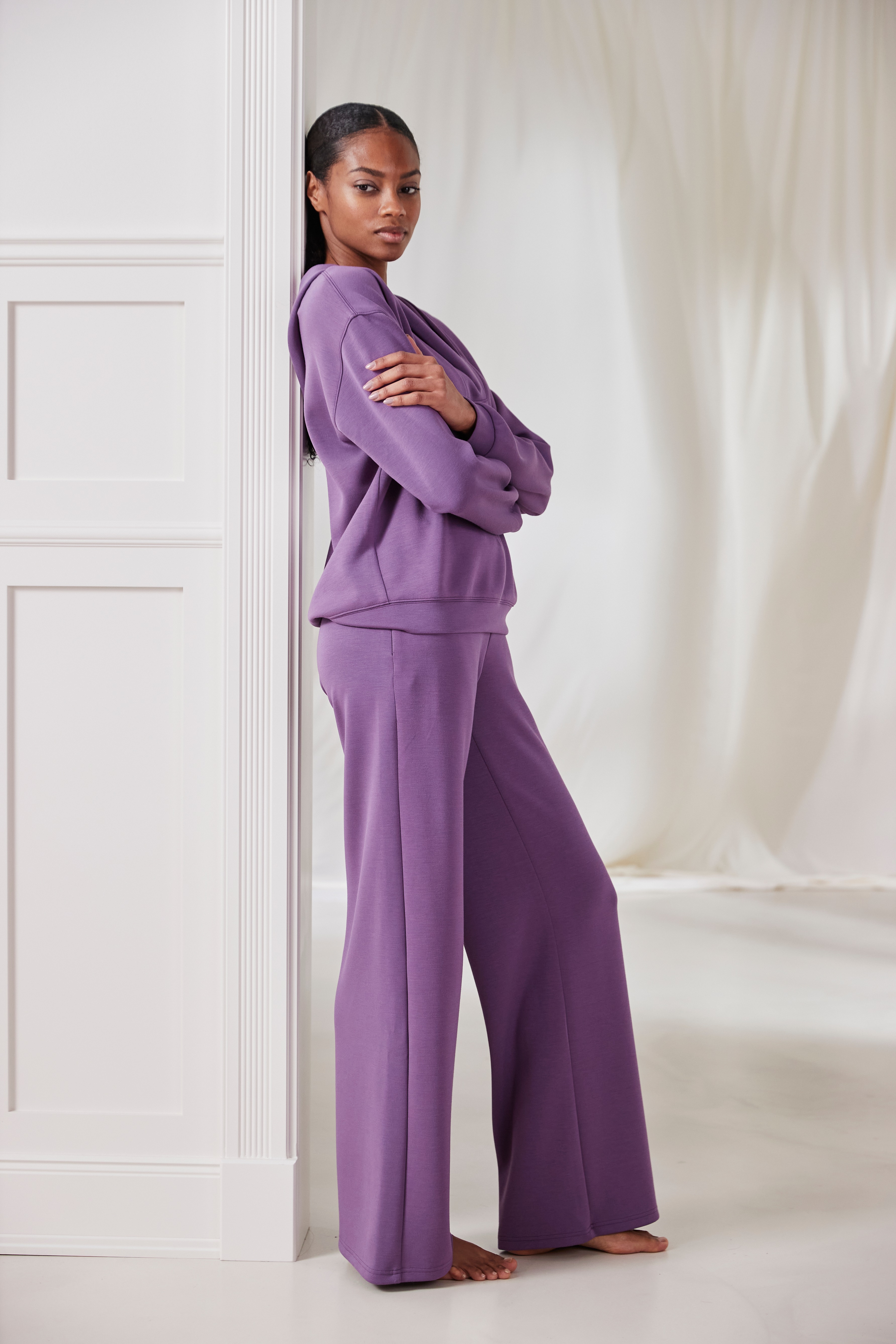 Thumbnail - French Connection Loungehose mit weitem Bein, Loungewear