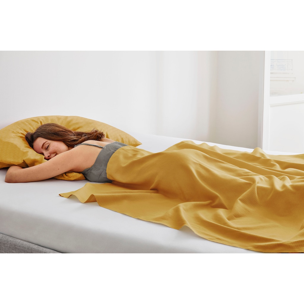 Primera Bettwäsche »Summer-Set«, (2 tlg.), die perfekte Lösung für heiße Nächte (Kissenbezug und Decke)
